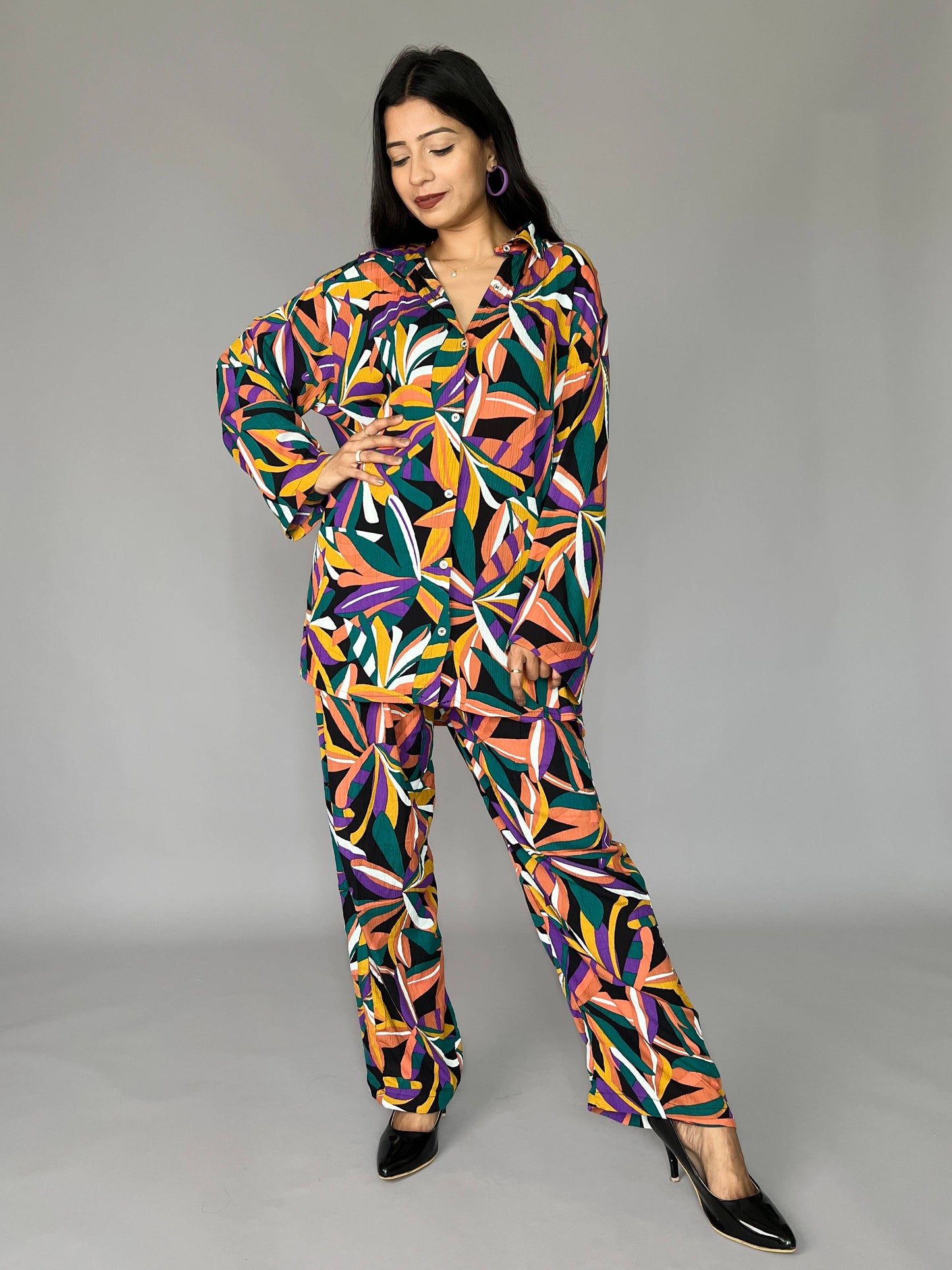 Tropical 2 piece Coord Set