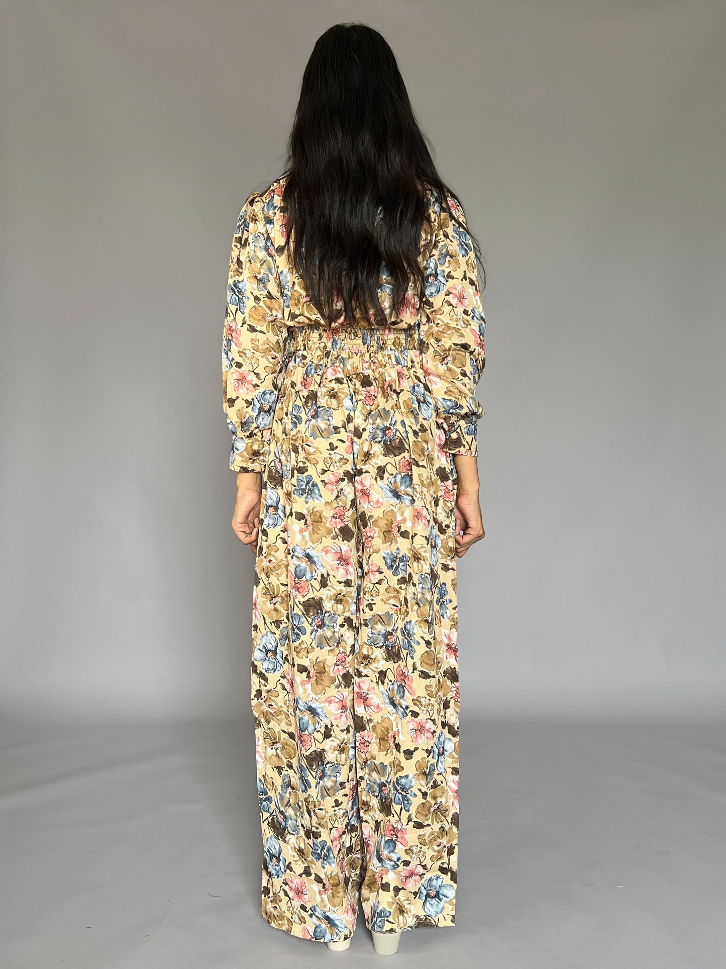 Floral Printed 2 Piece Coord Set