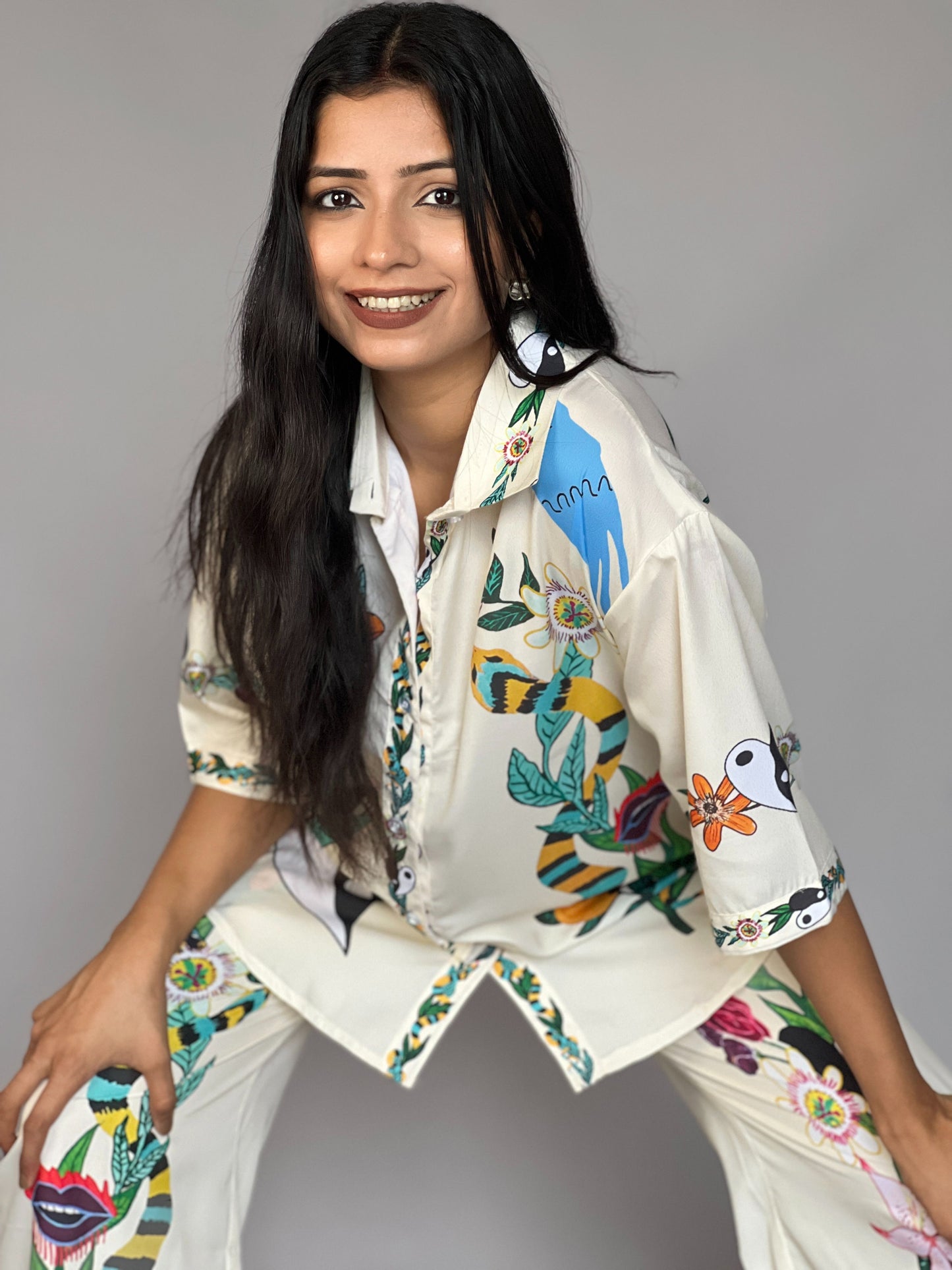 Printed 2 Piece Coord Set