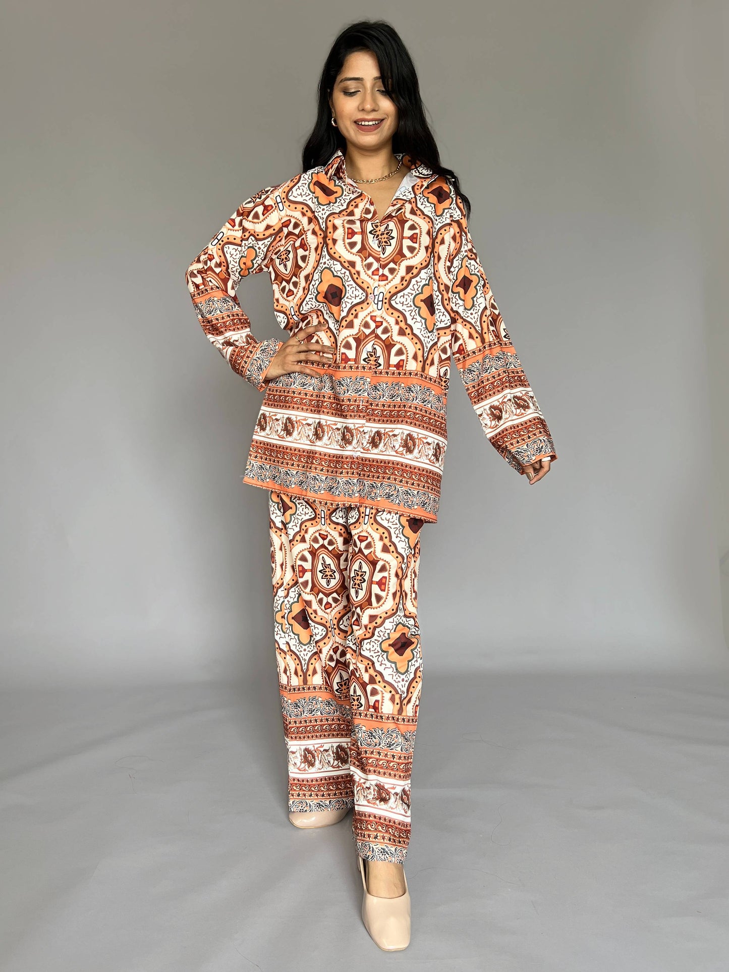 Printed 2 piece Coord Set