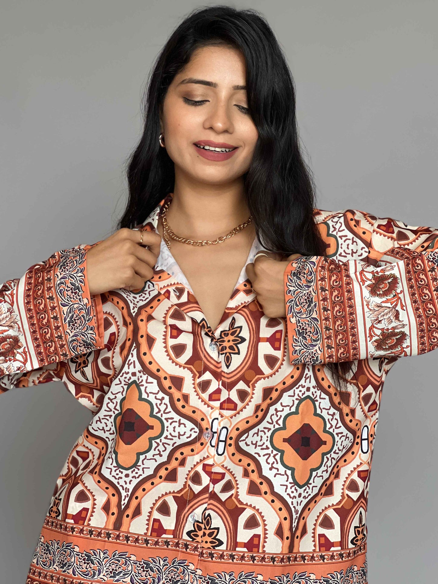 Printed 2 piece Coord Set