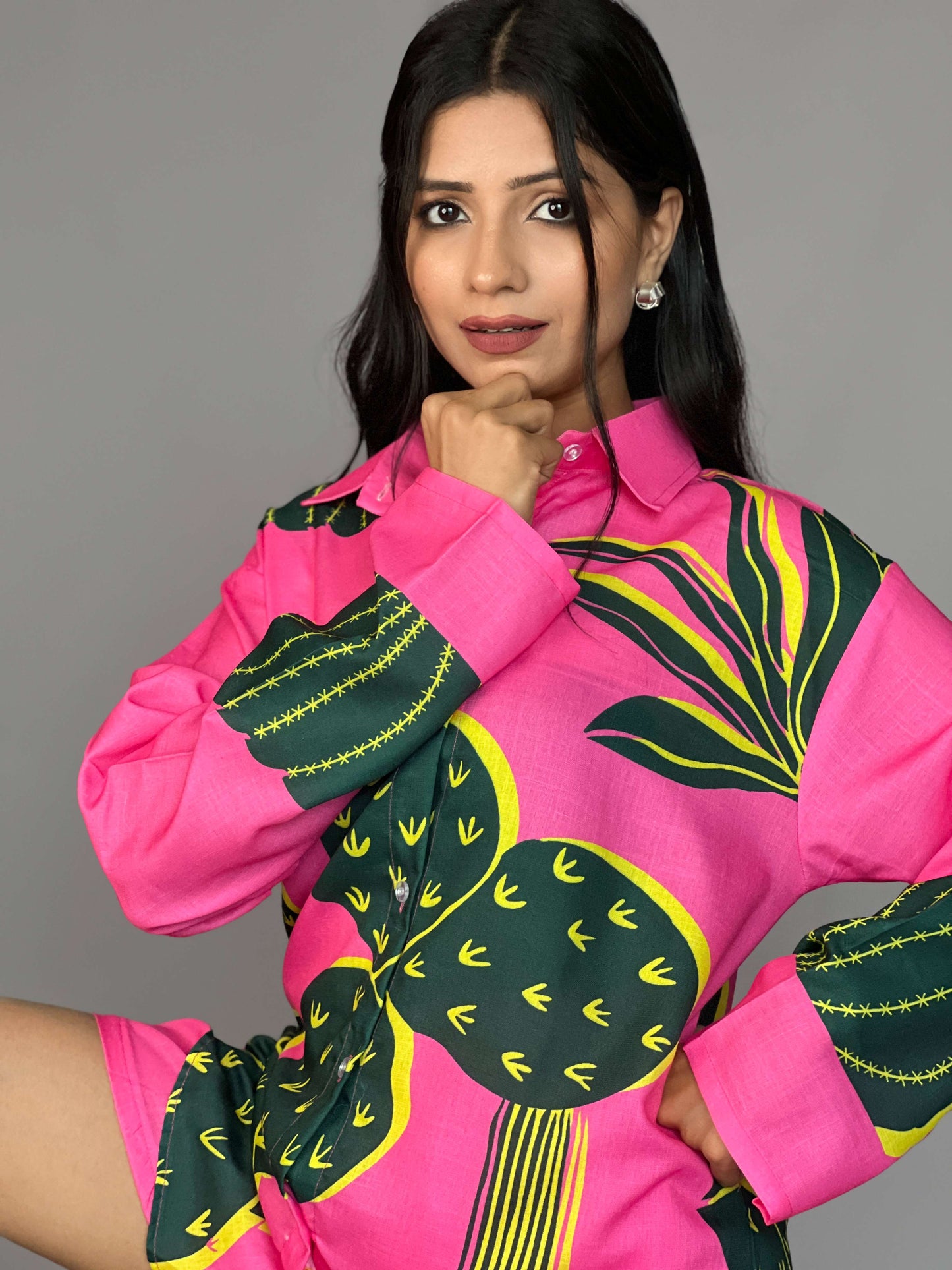 Printed Shorts 2 Piece Coord Set
