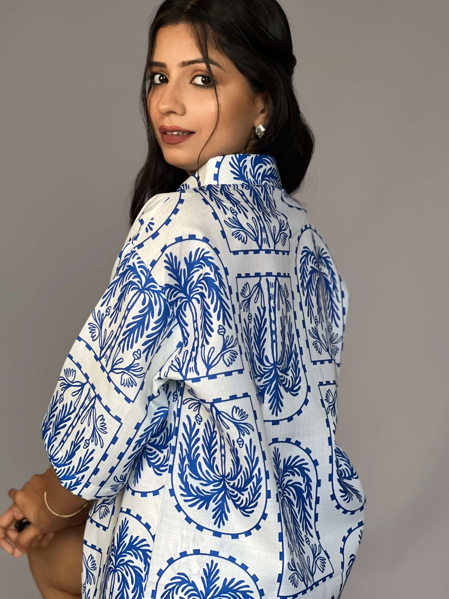 Printed Shorts Coord Set