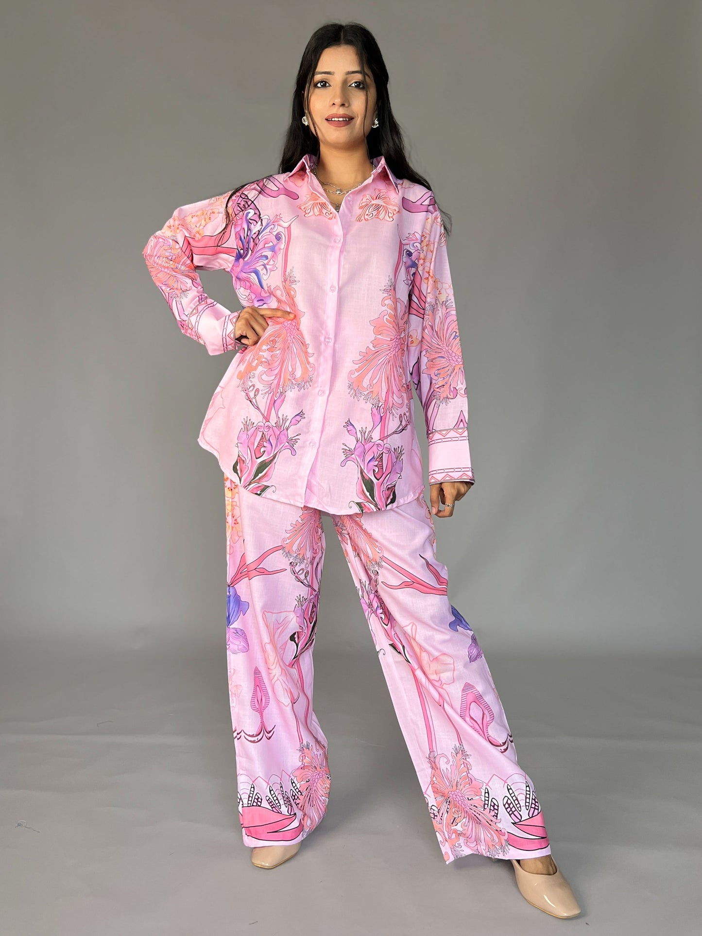 Printed 2 Piece Coord Set