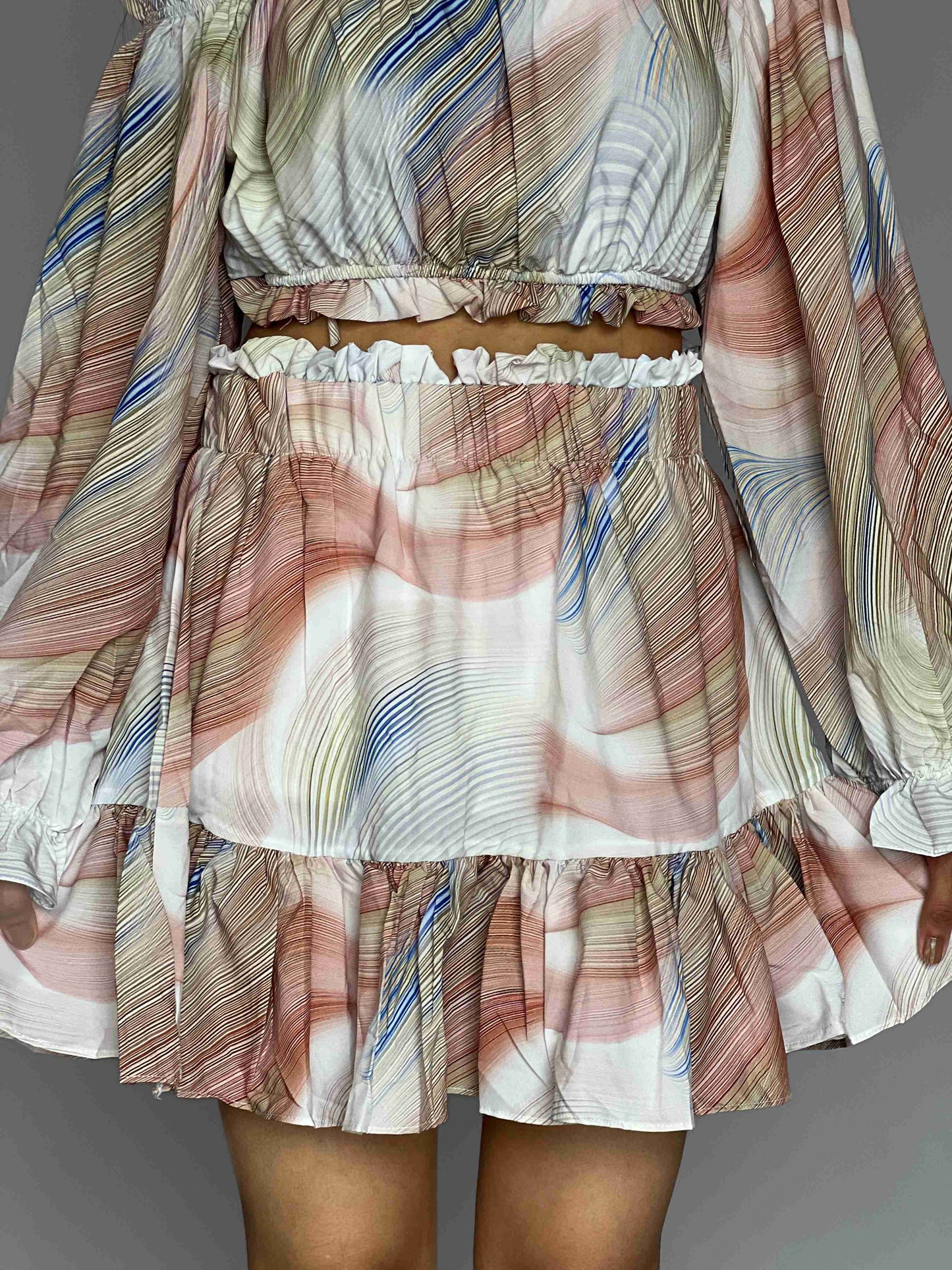 Skirt-Top 2 Piece Coord Set