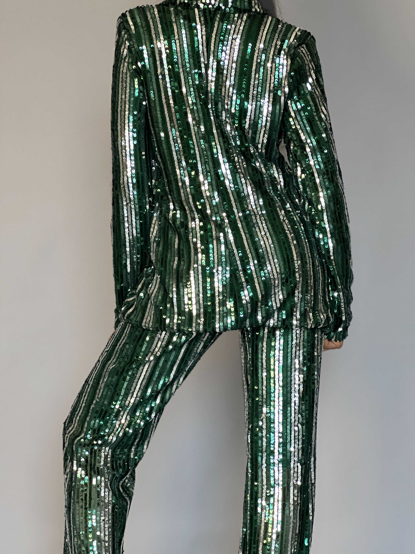 Sequin 2 Piece Blazer Coord Set