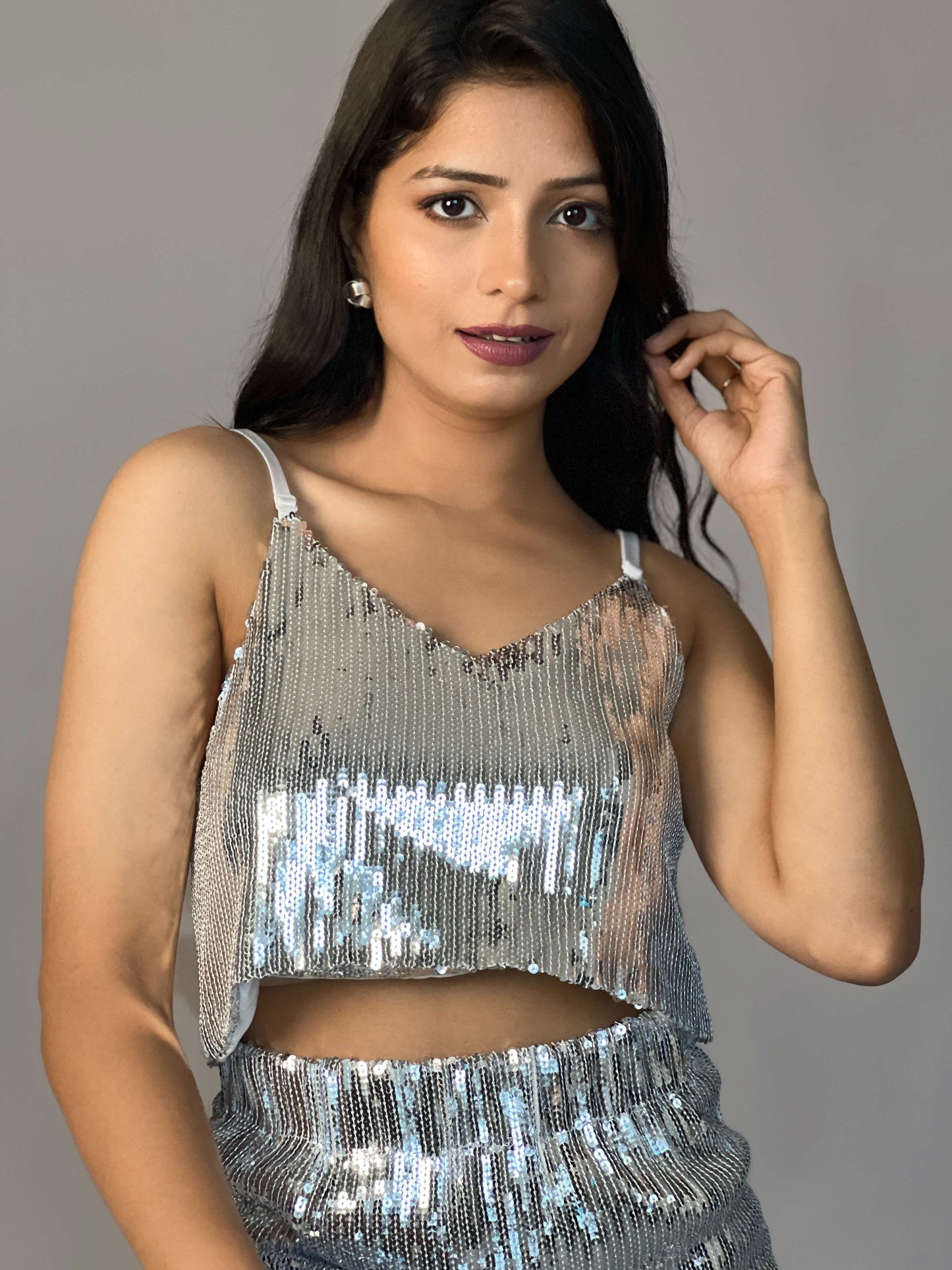 Sequin Skirt-Top 2 Piece Coord Set
