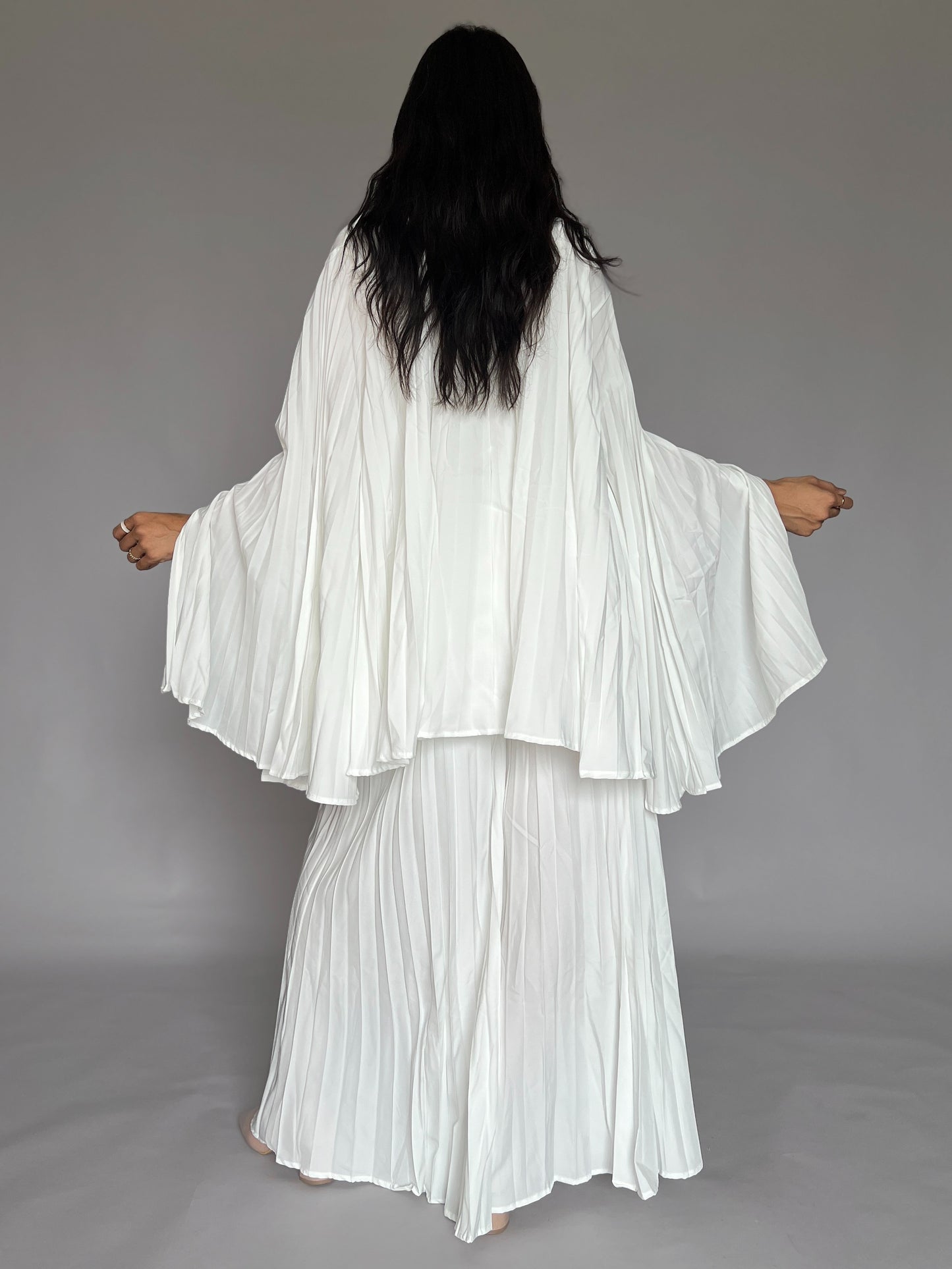 Imported White 3 Piece Coord Set
