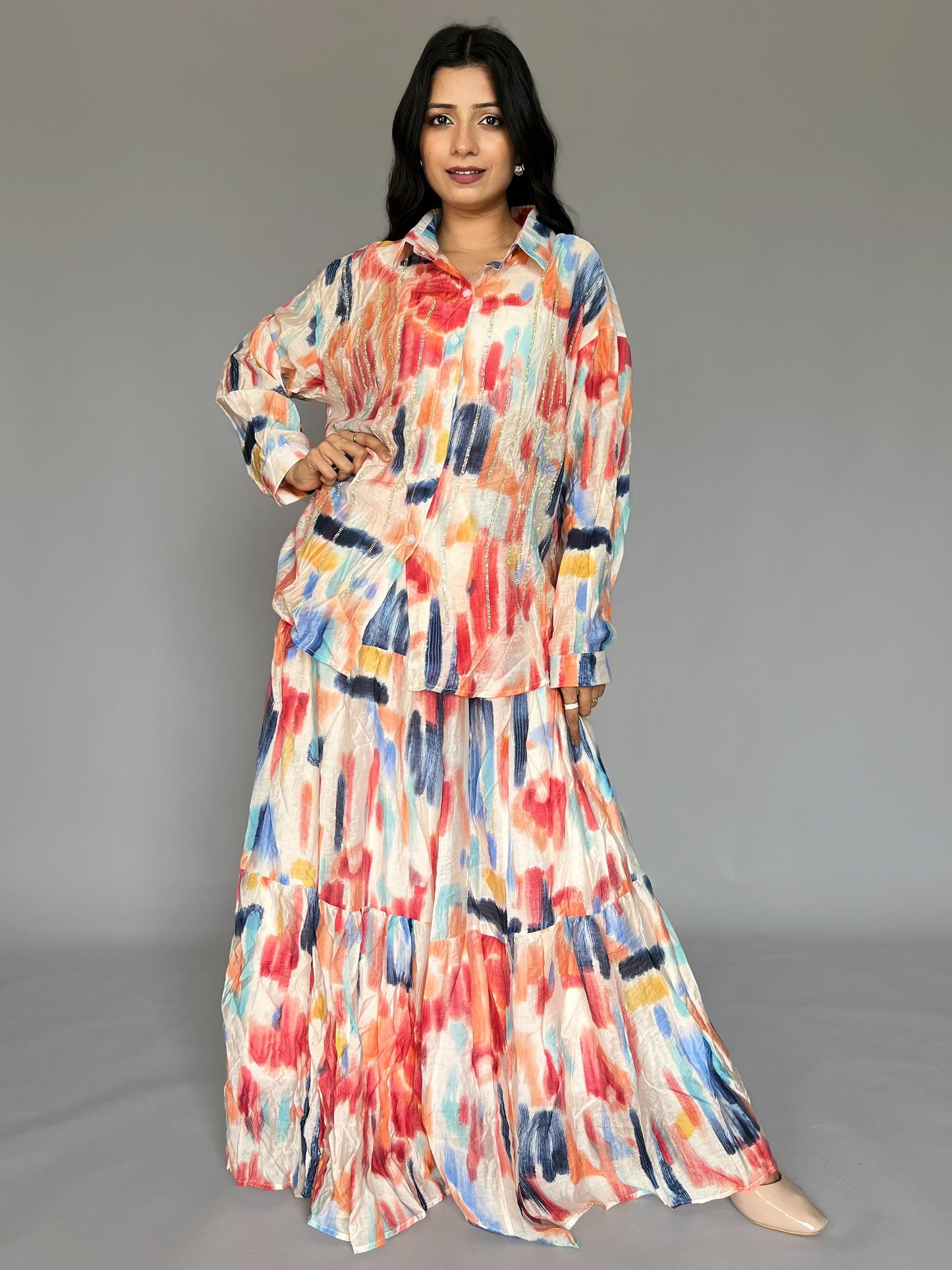 Skirt-Top 2 Piece Coord Set