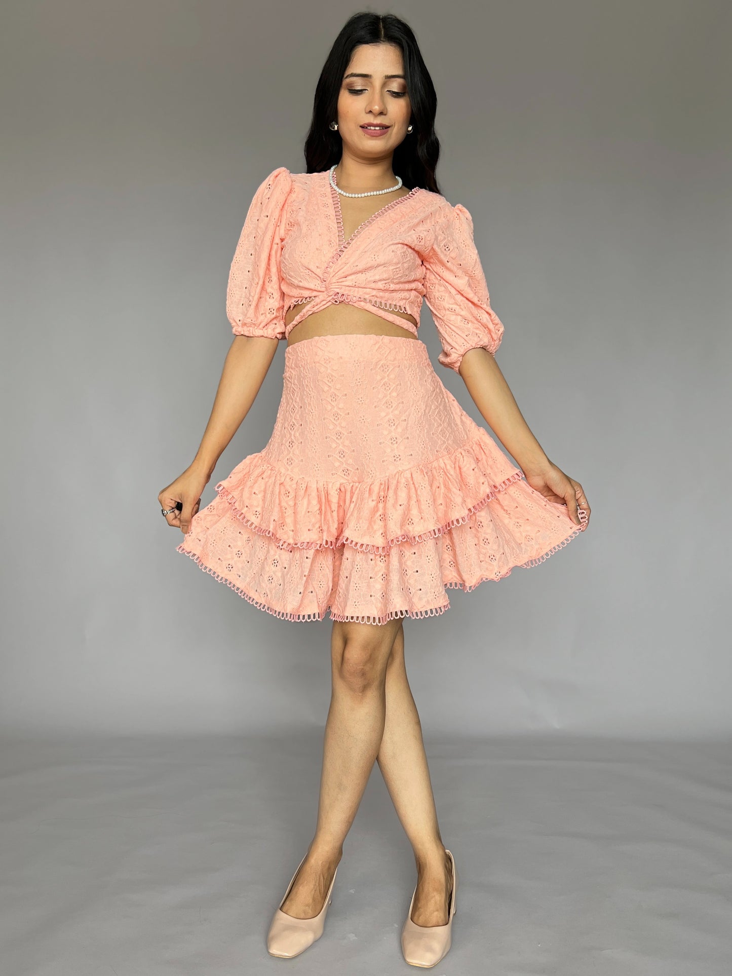 Skirt-Top 2 Piece Coord Set