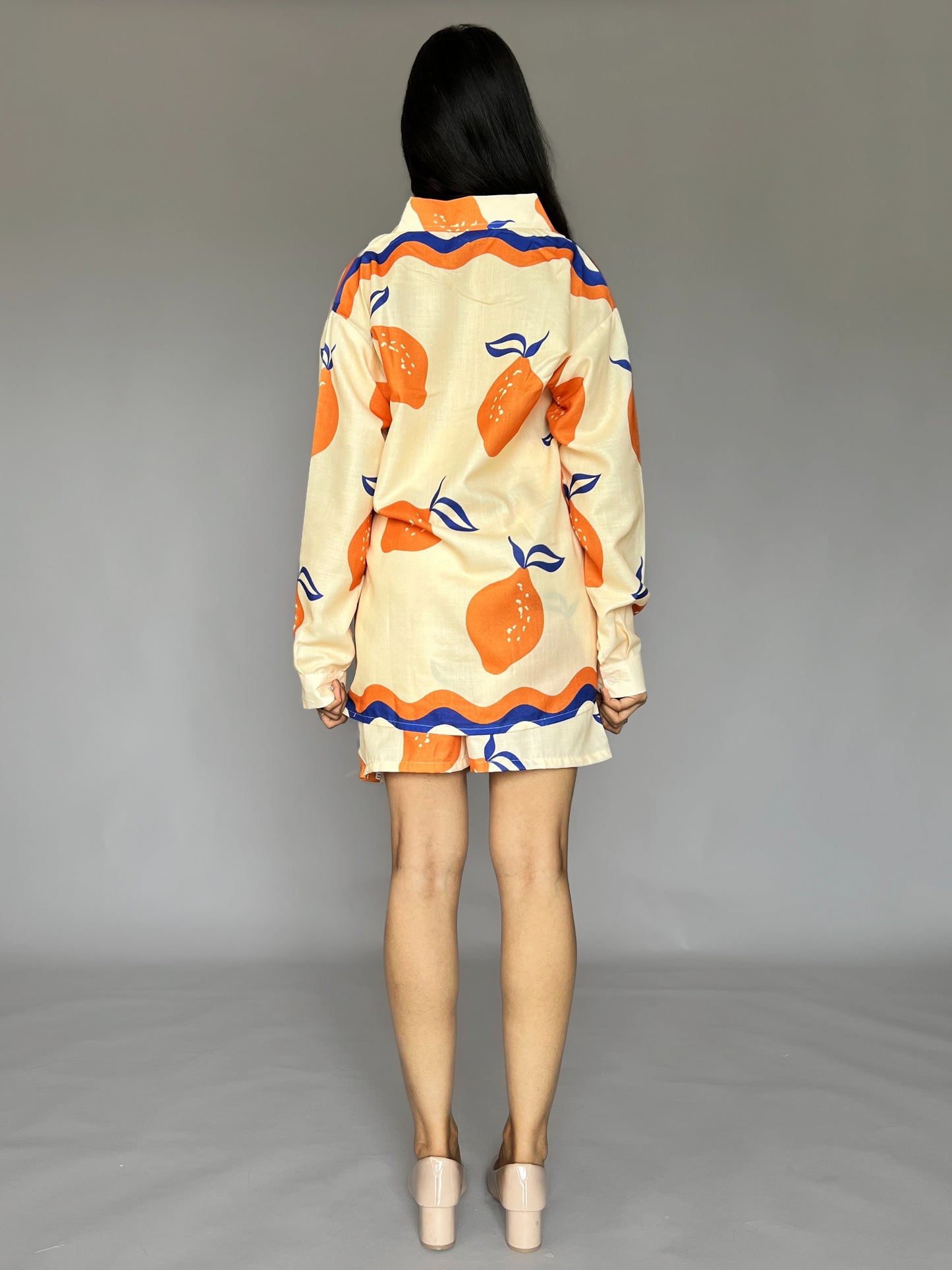 Printed Shorts 2 Piece Coord Set