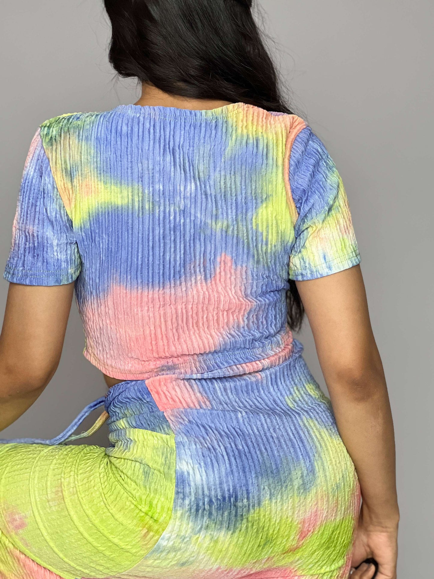 Tie Dye Skirt-Top Coord set