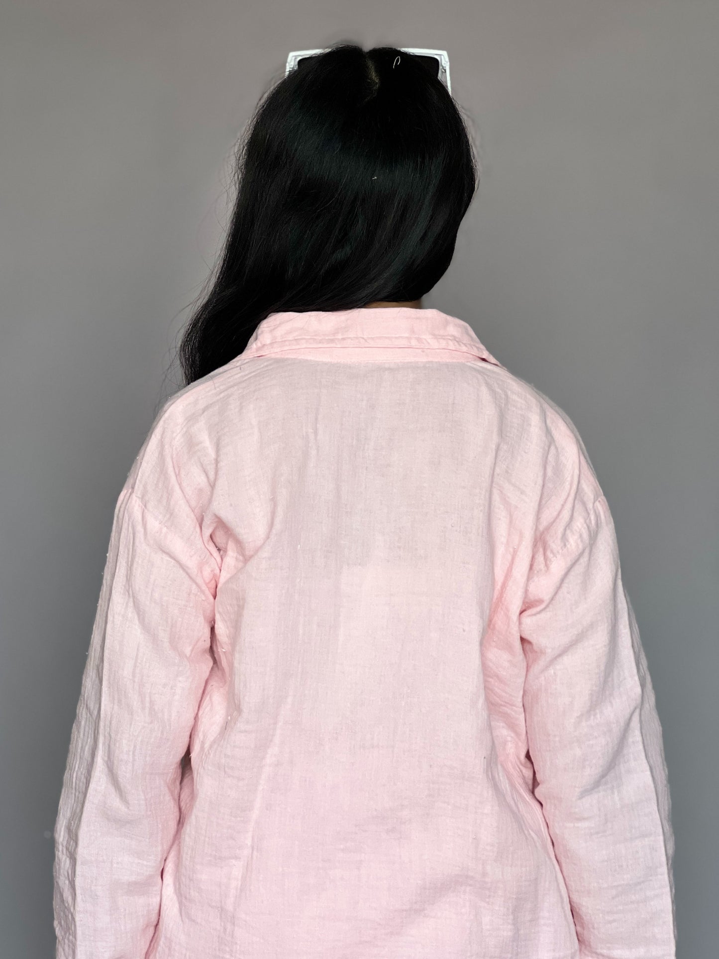 Powder Pink 2-Piece Casual Coord Set