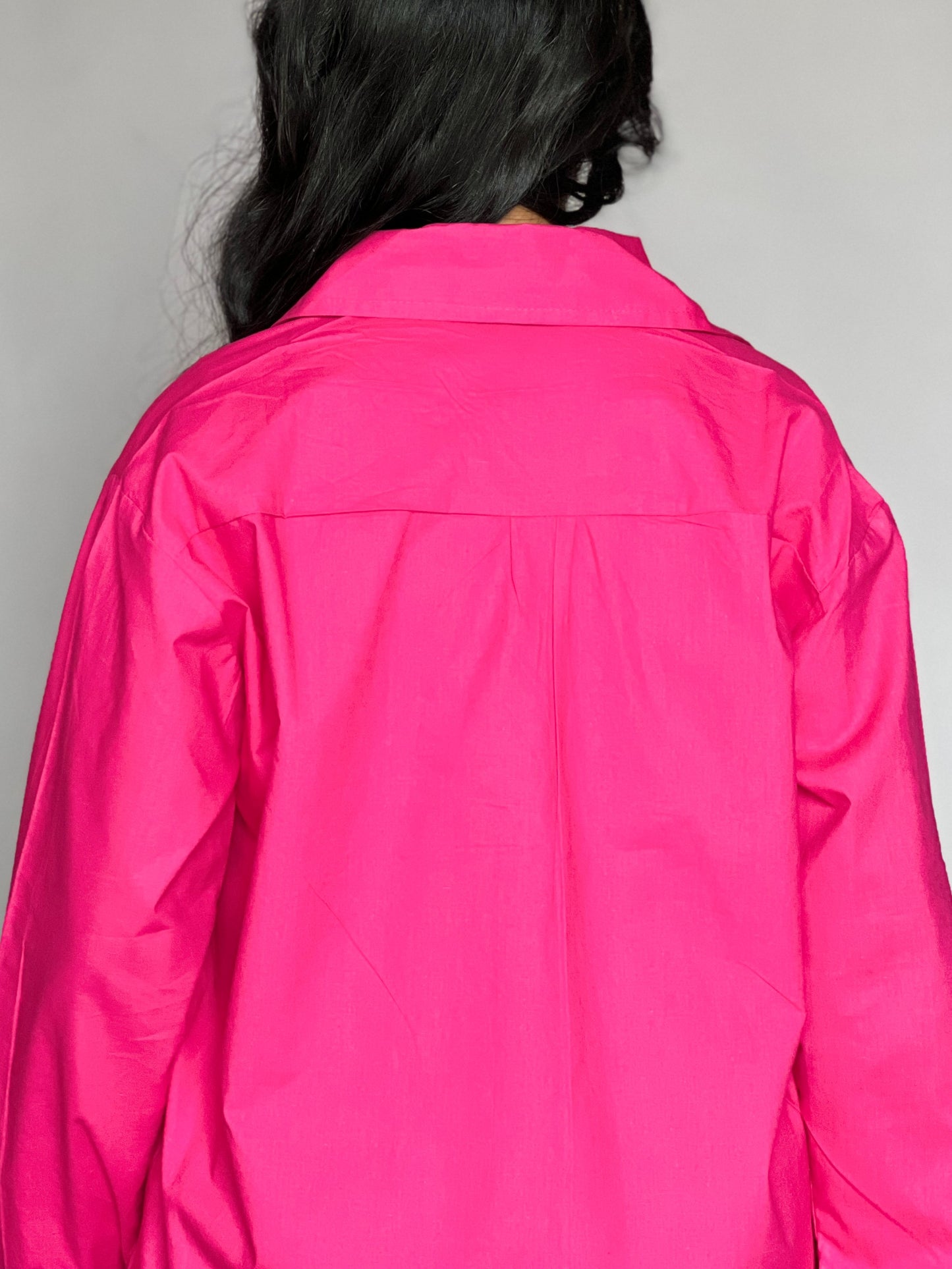 Hot Pink 2-Piece Cotton Coord Set