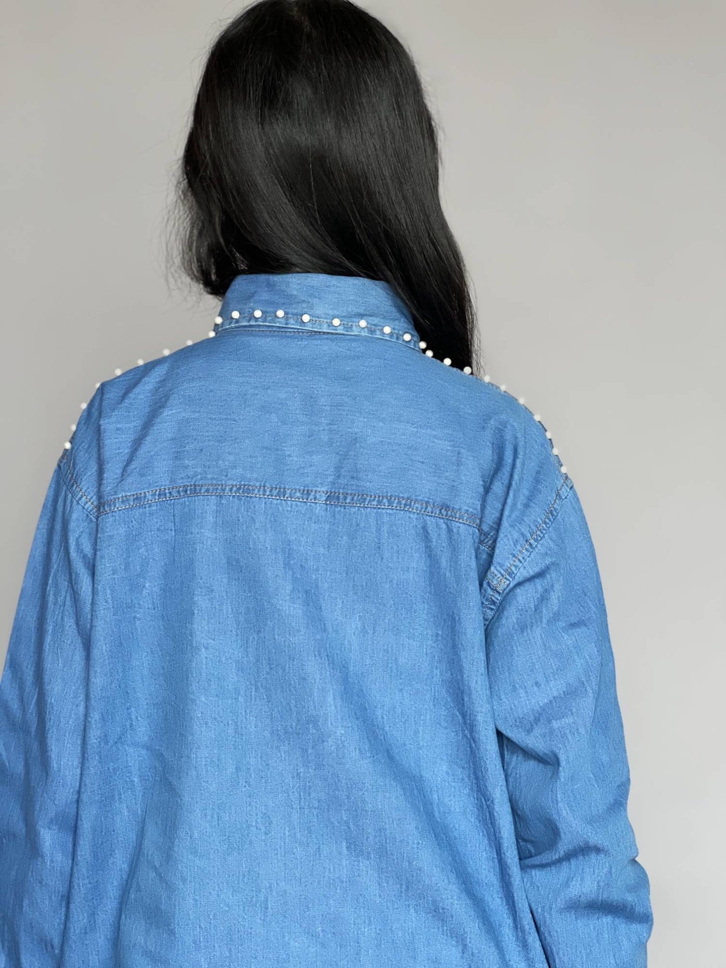 Denim Shirt & Pants Co-ord Setโ 2 Piece