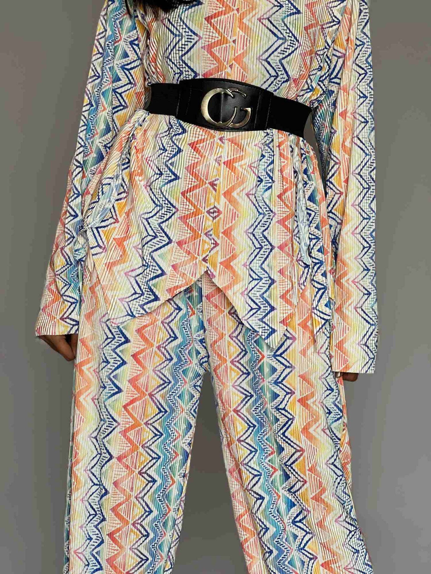 Pastel Printed Pants Co-ord โ 2 Piece