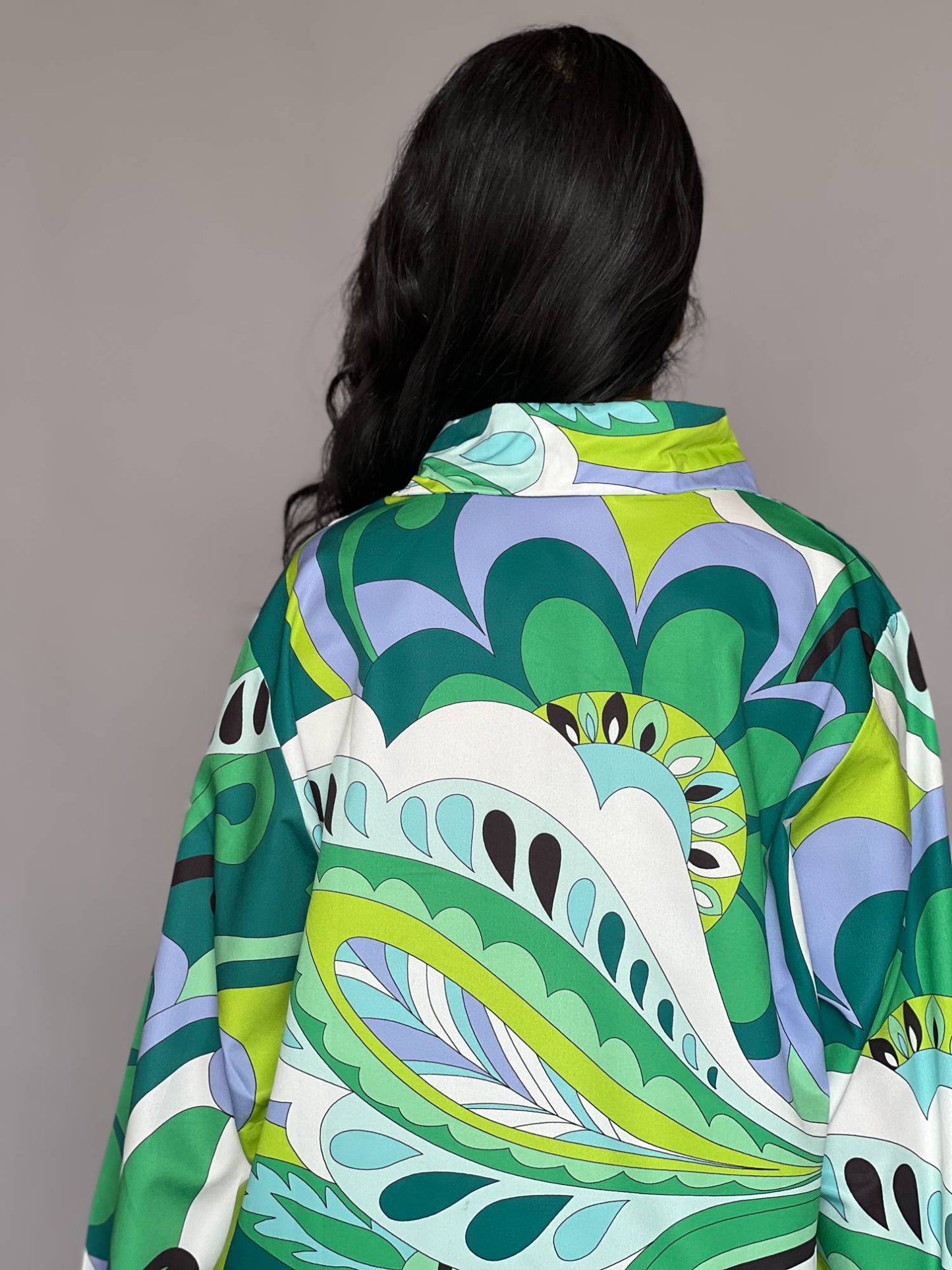 Green Printed 2-Piece Pants Co-ord Set