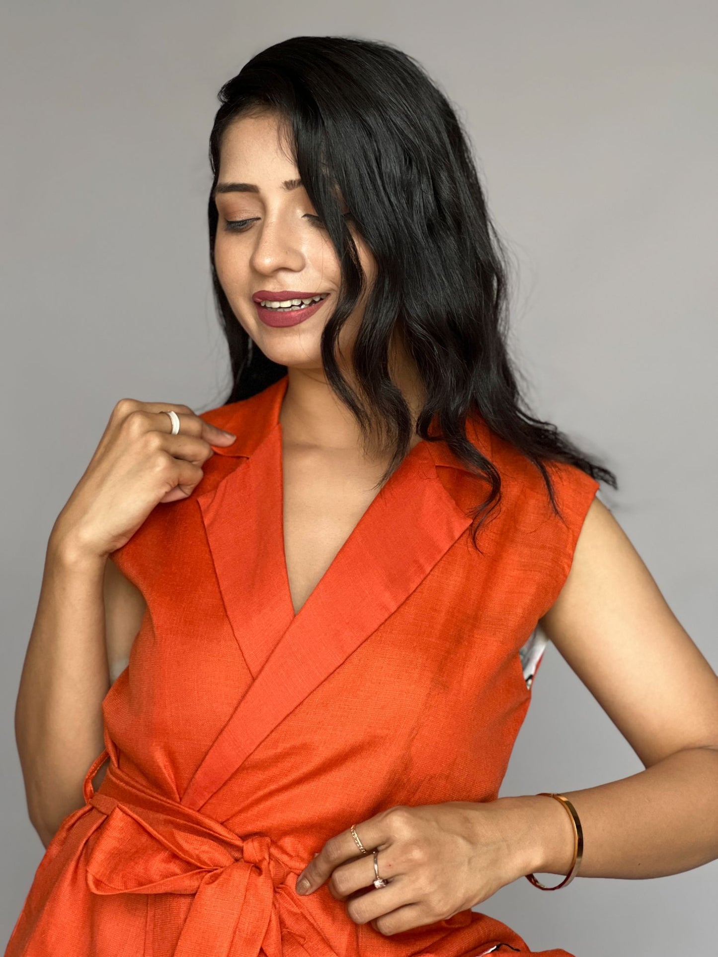 2 Piece Linen Jacket Set