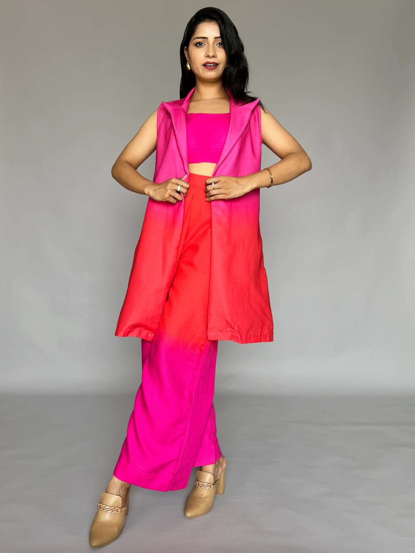 Three Piece Linen Co-ord Set