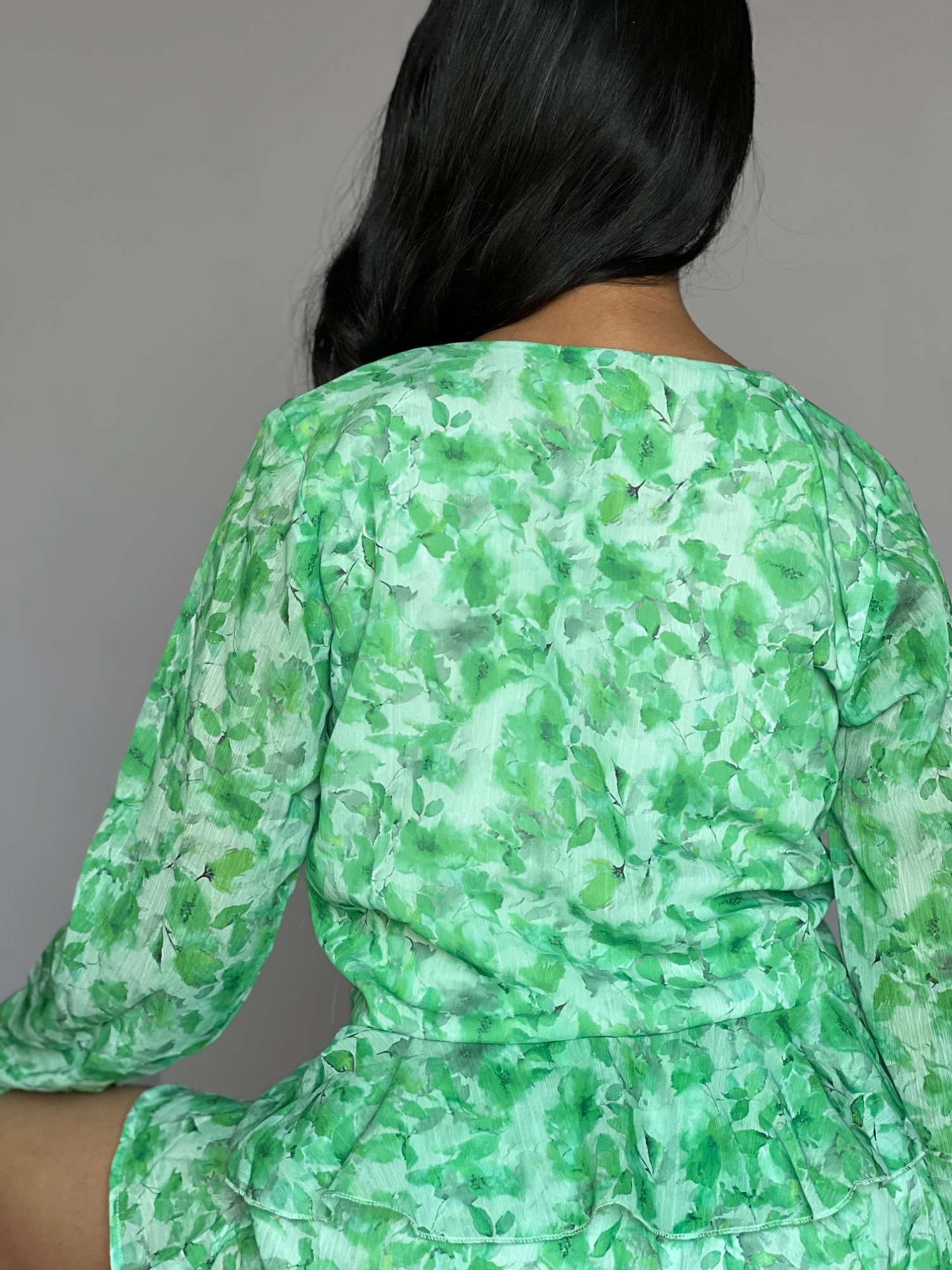Green 2-Piece Co-ord Set , Skirt-Top Set