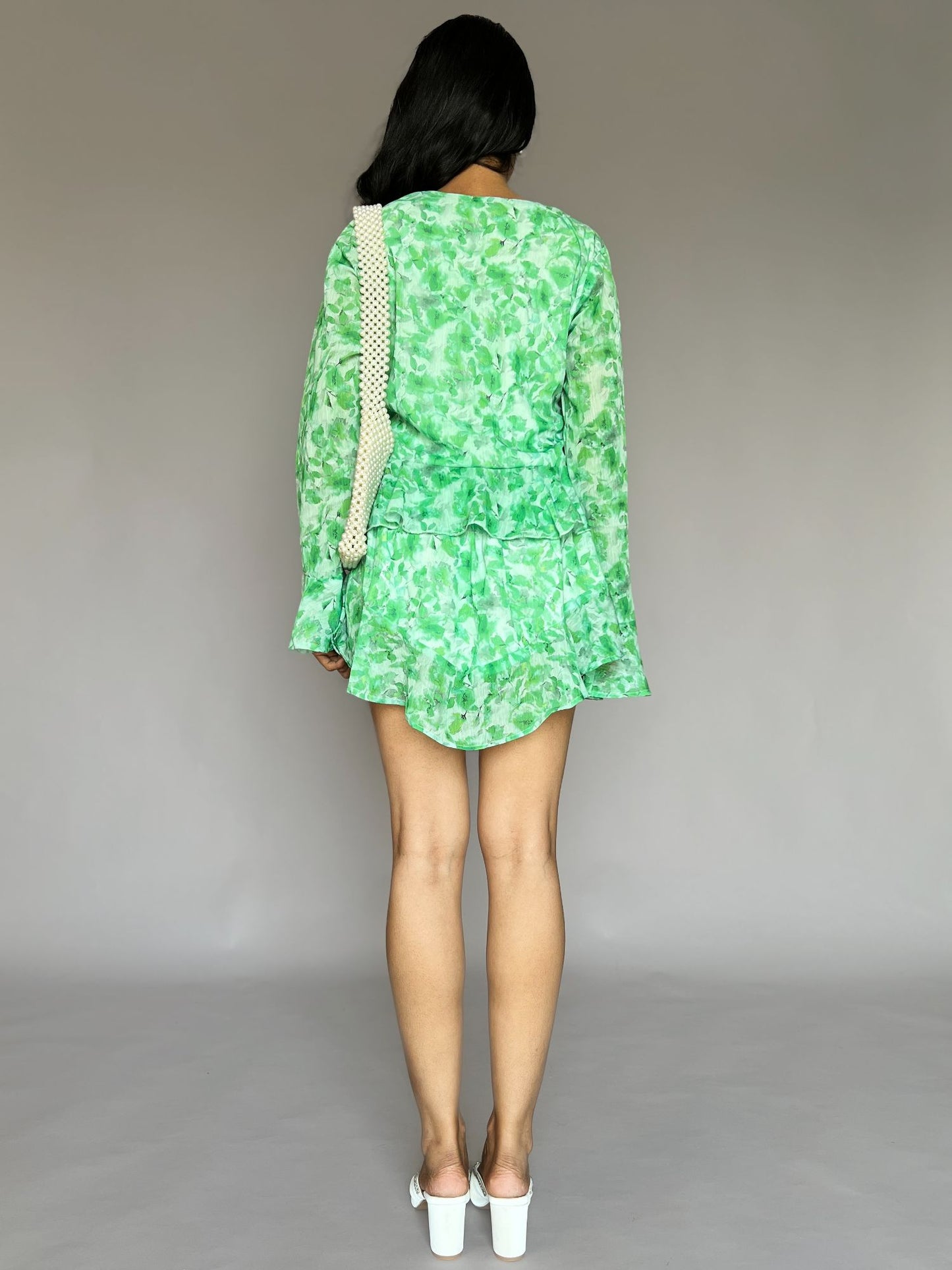 Green 2-Piece Co-ord Set , Skirt-Top Set