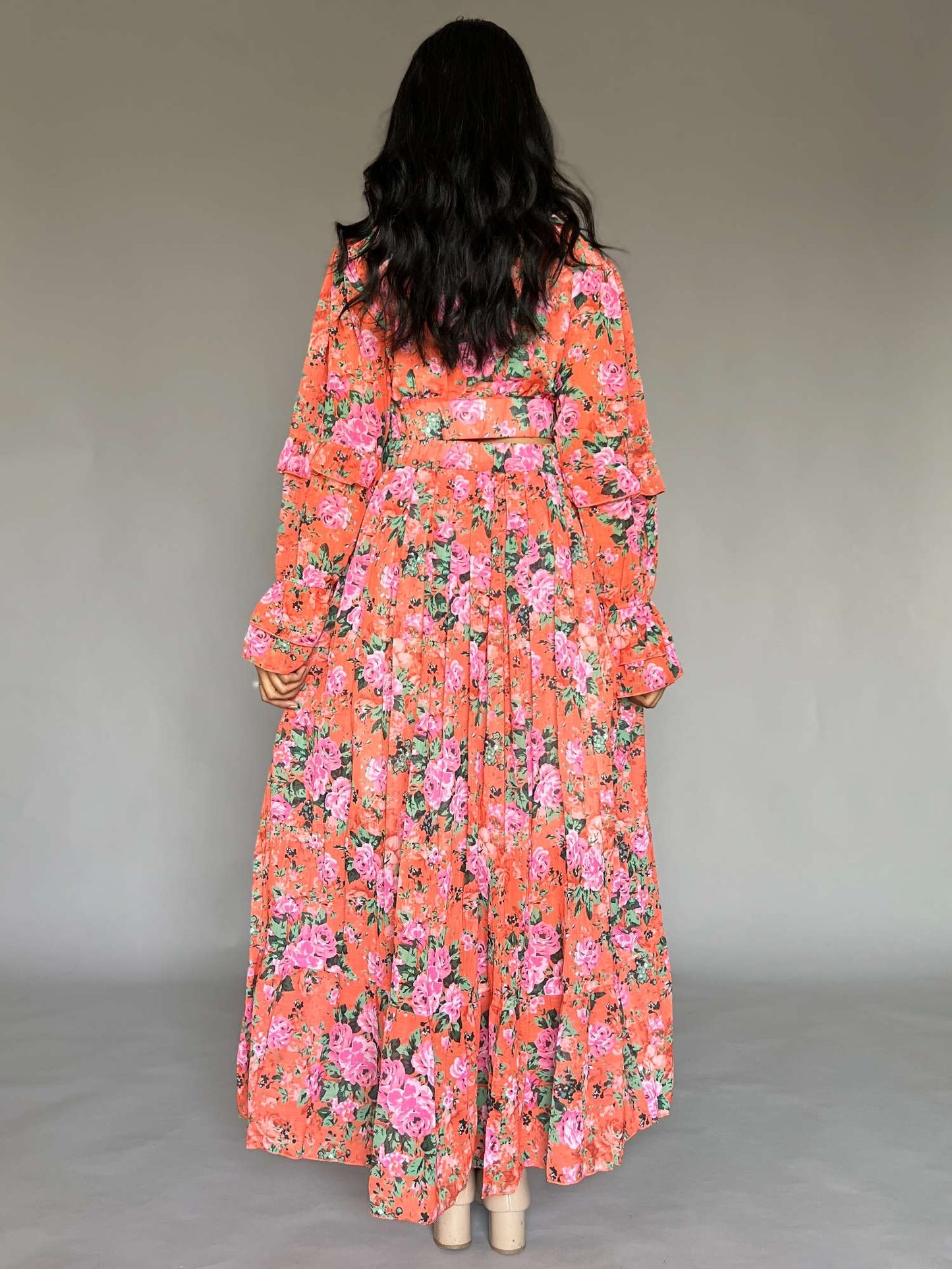 Floral 2-Piece Skirt Co-ord Set