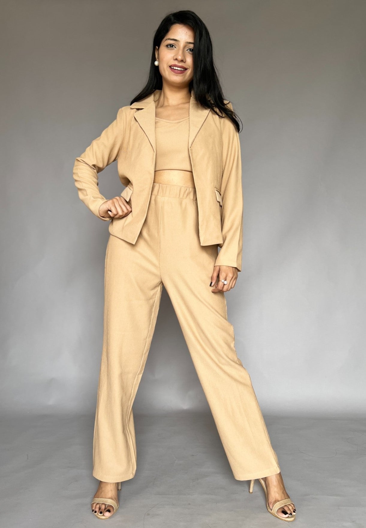 Three-Piece Blazer Co-Ord Set