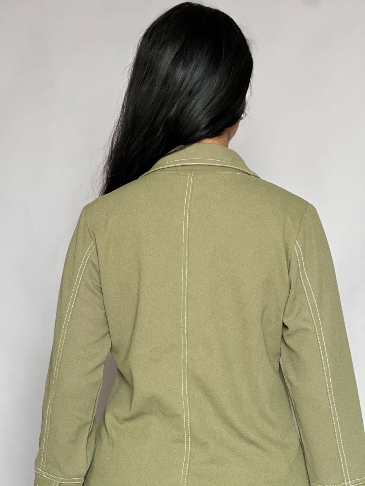 Olive Green Flared Pant Co-Ord Set
