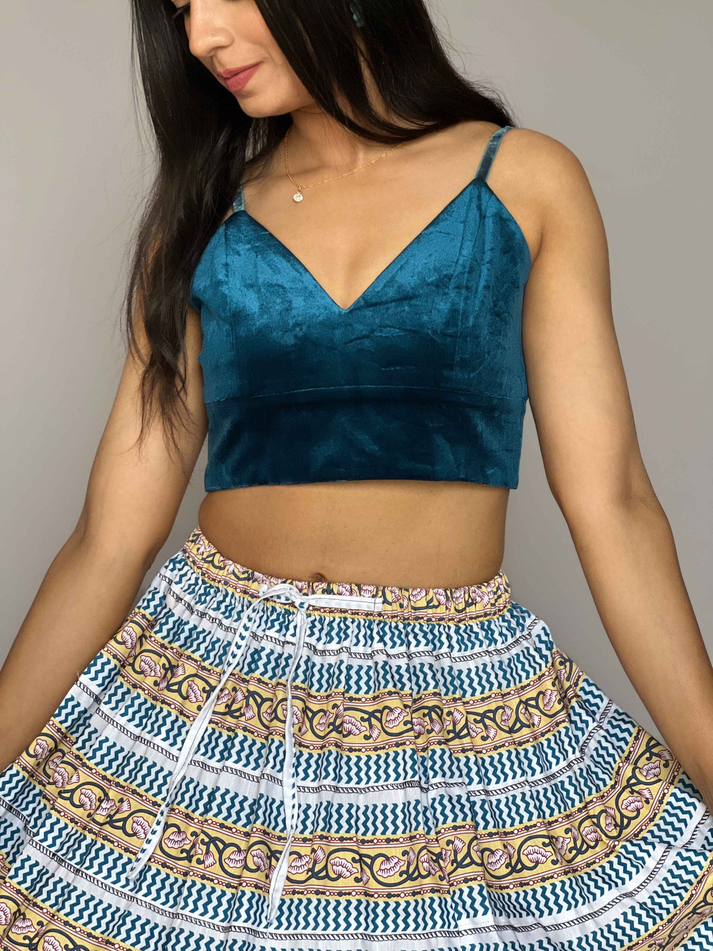 Indo-western Skirt-Top Coord Set