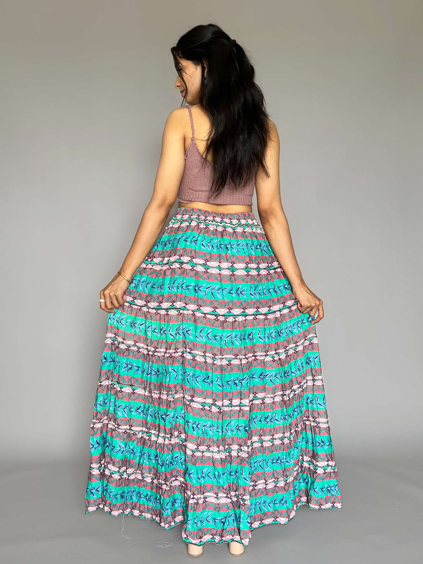 Indo-western Skirt-Top Coord Set