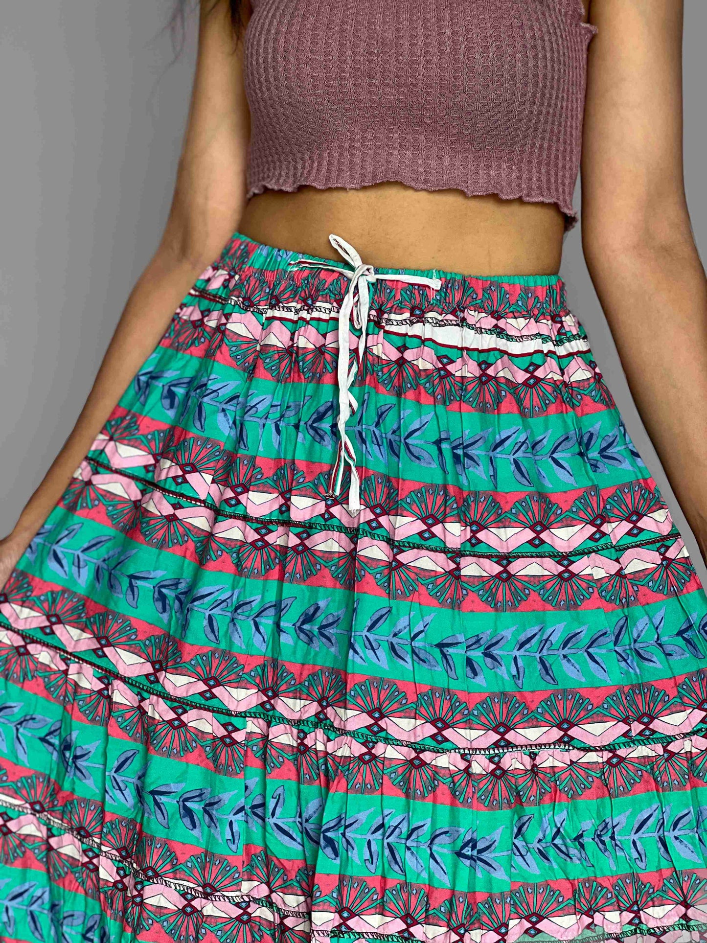Indo-western Skirt-Top Coord Set