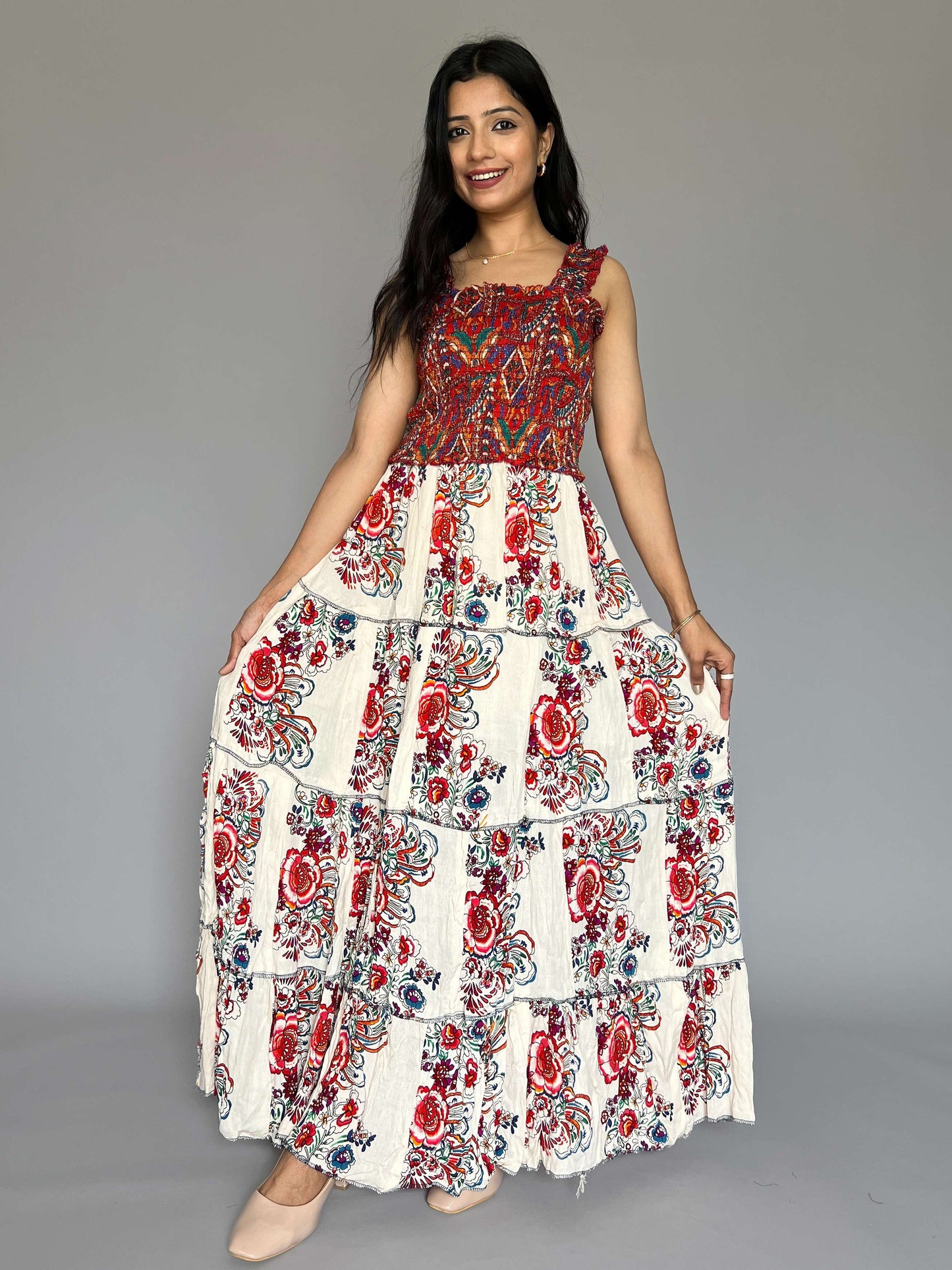 Indo-western Skirt-Top Coord Set