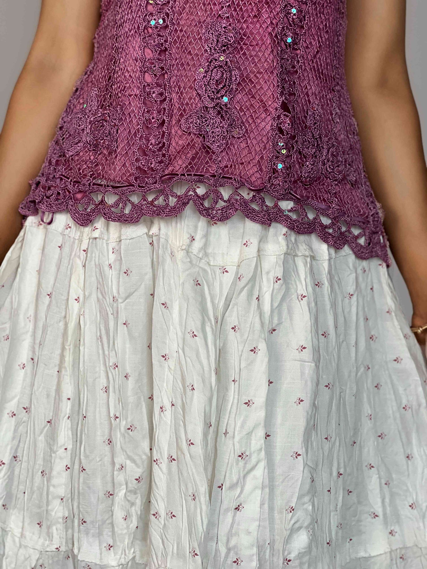 Indo-western Skirt-Top Coord Set