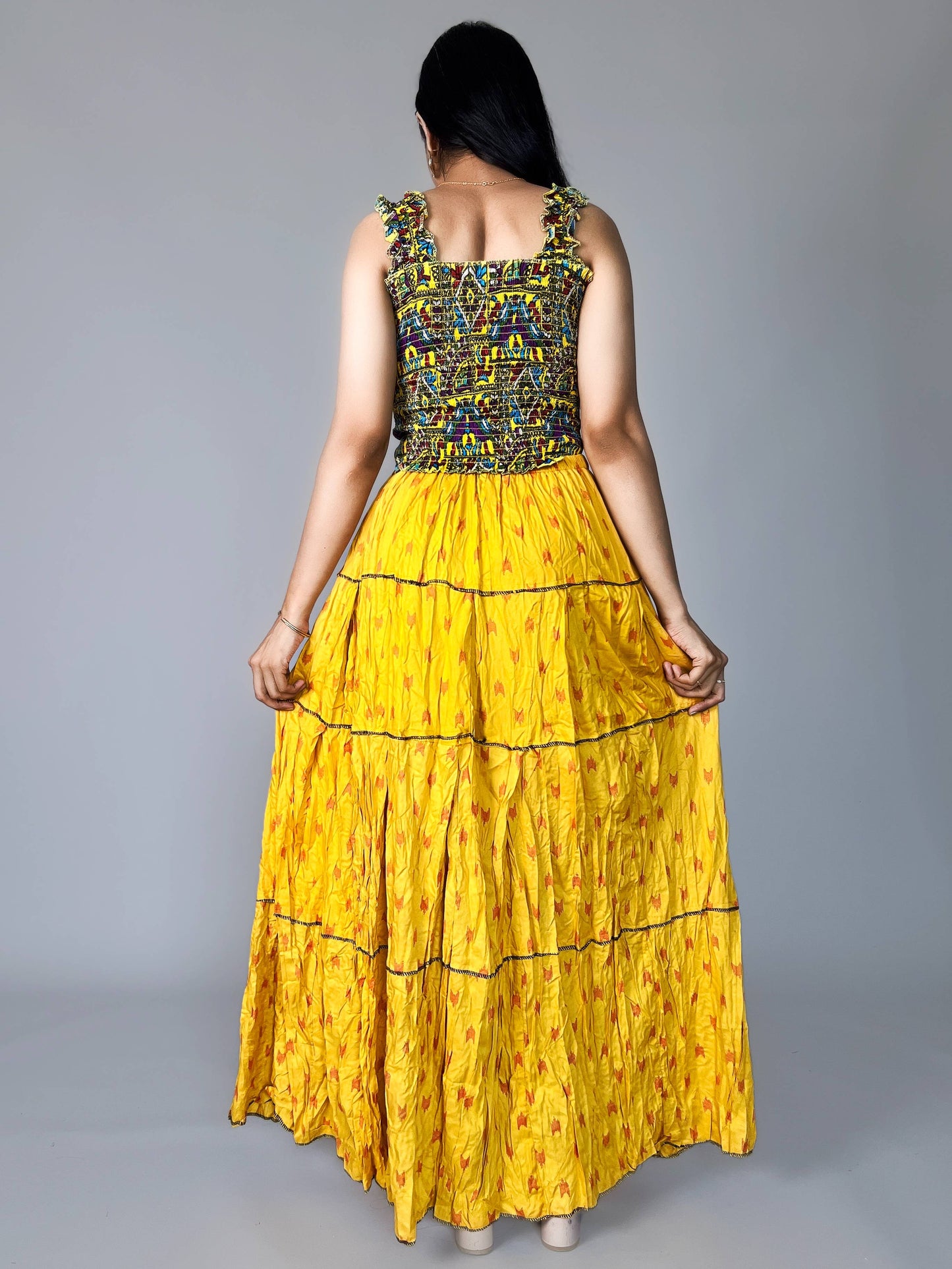 Indo-western Skirt-Top Coord Set