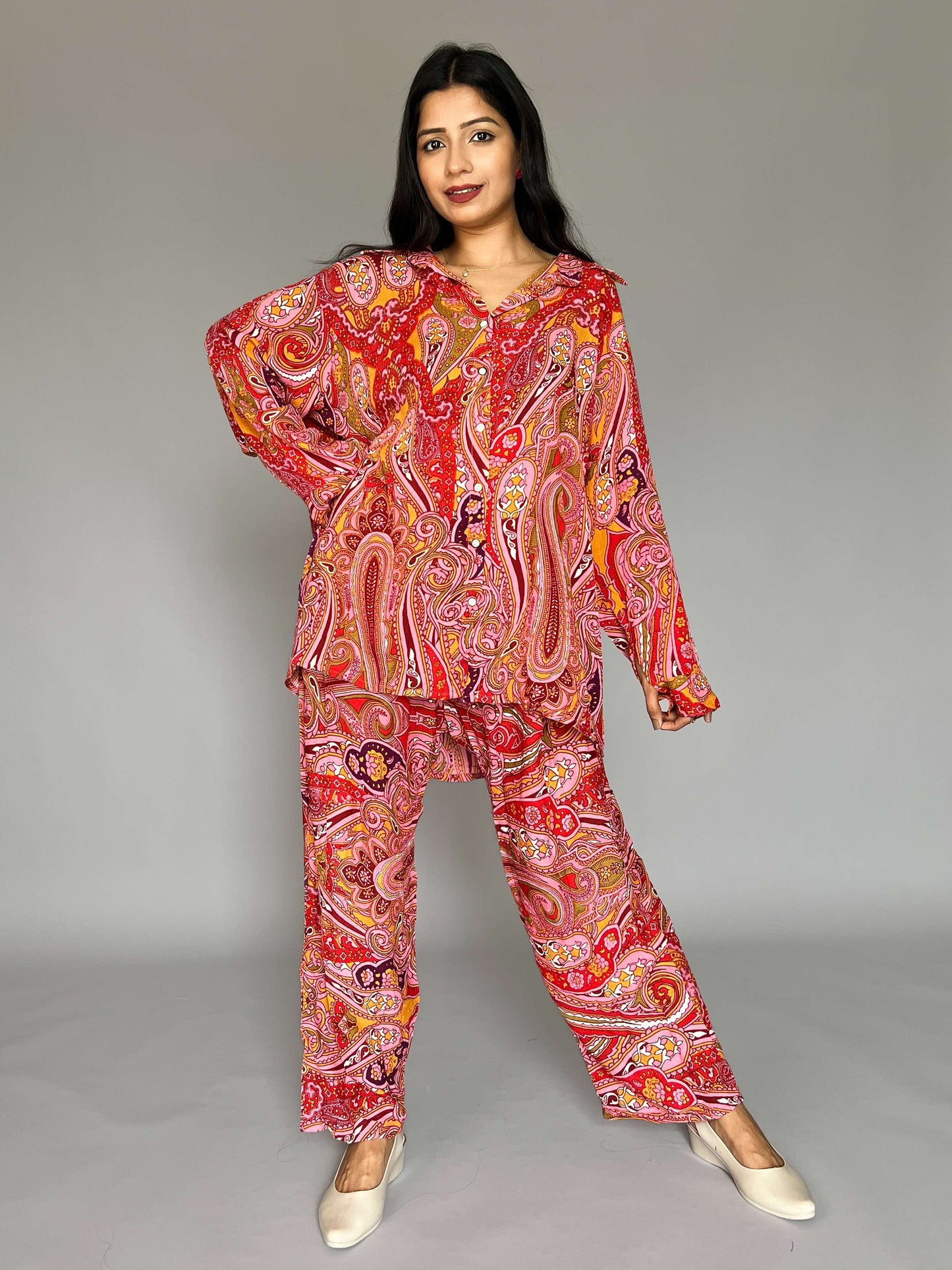 Printed 2 Piece Coord Set