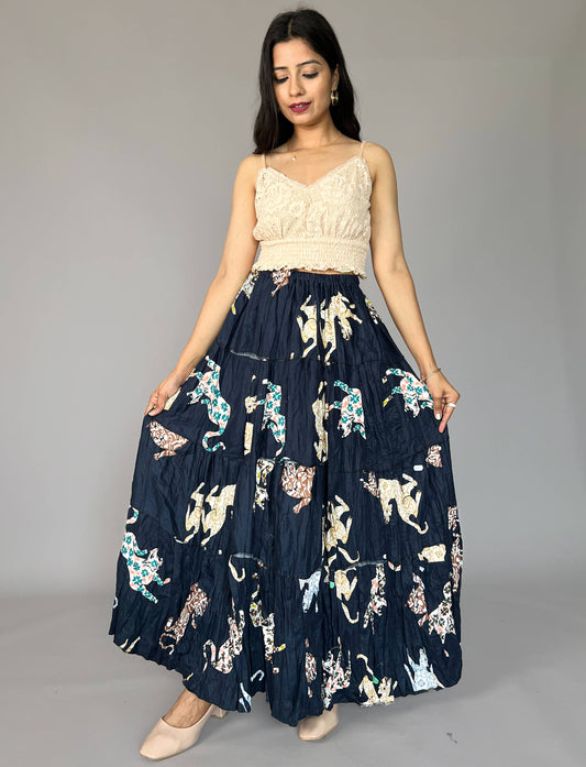 Indo-western  Skirt-Top Coord Set
