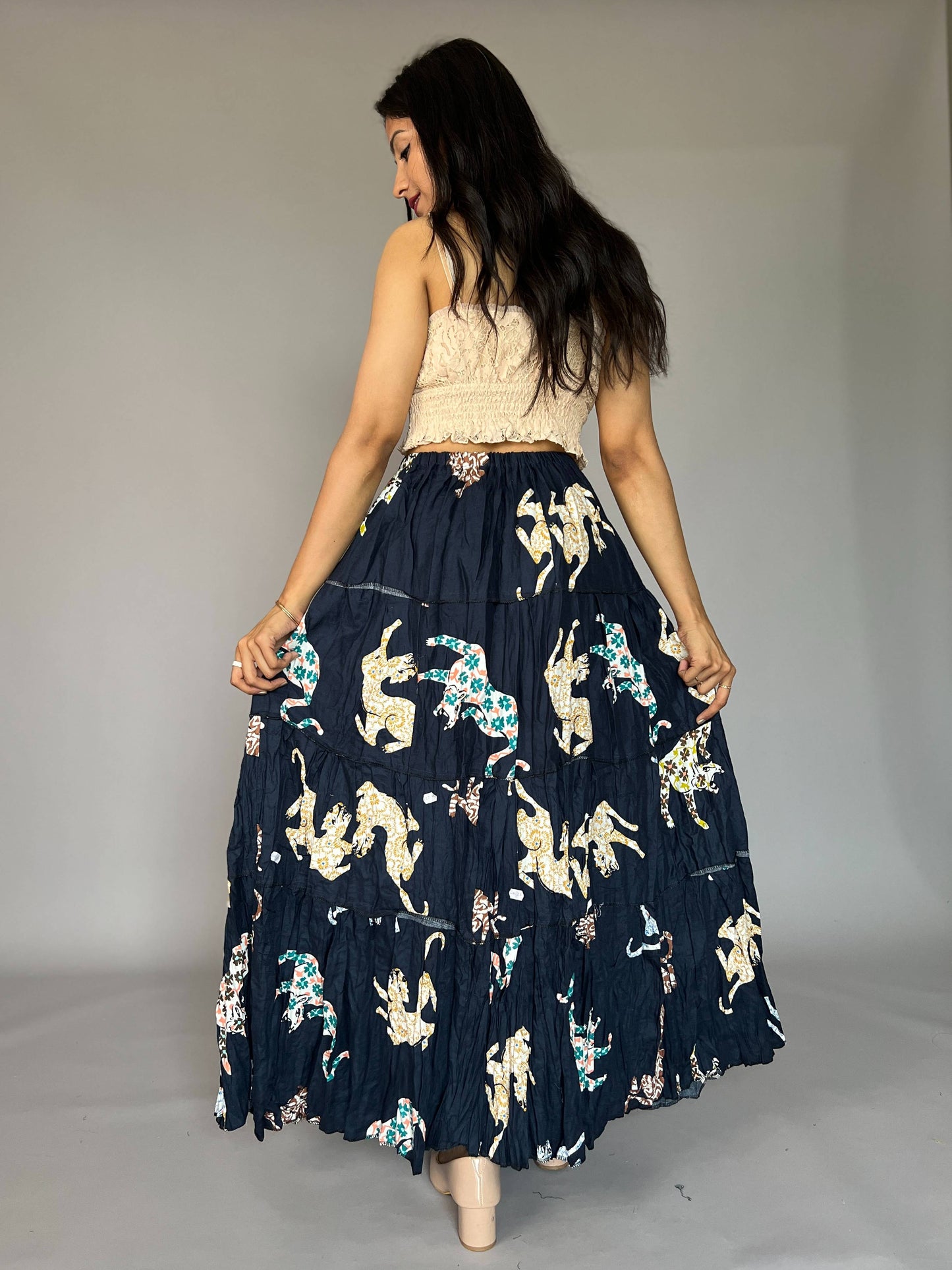 Indo-western  Skirt-Top Coord Set
