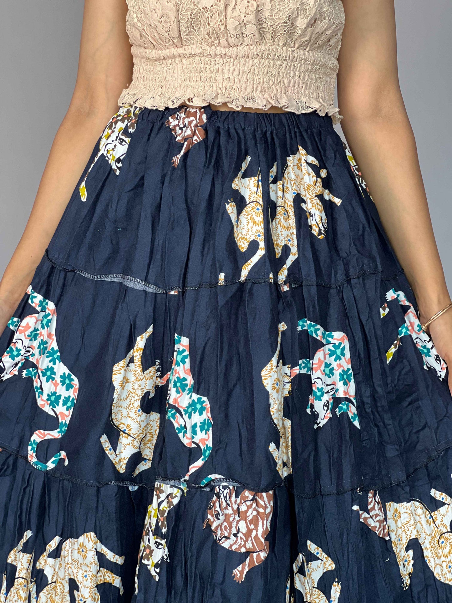 Indo-western  Skirt-Top Coord Set