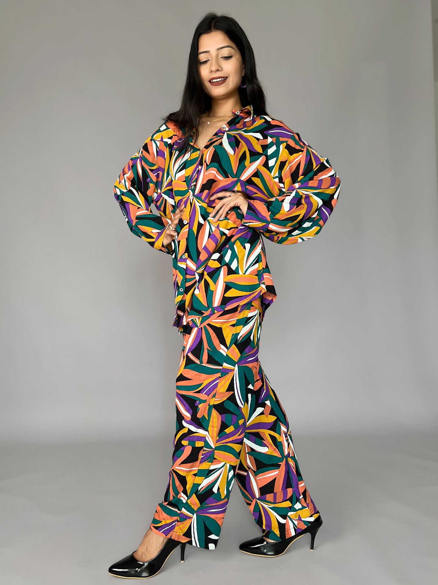 Tropical 2 piece Coord Set