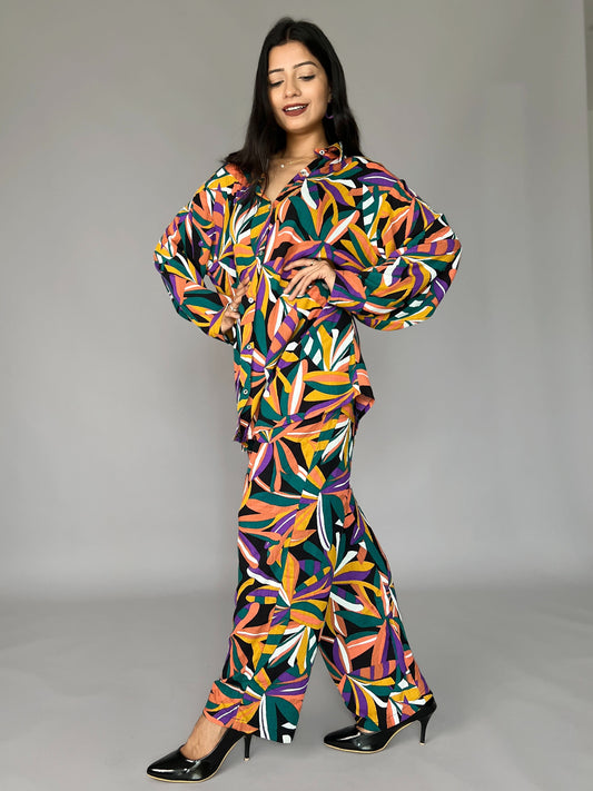 Tropical 2 piece Coord Set