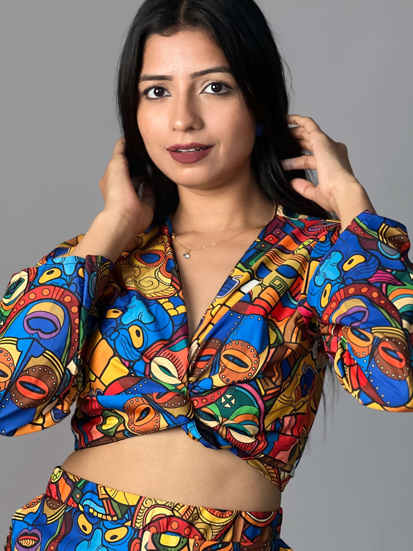Abstract Print Coord Set
