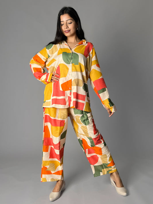 Printed 2 Piece Coord Set