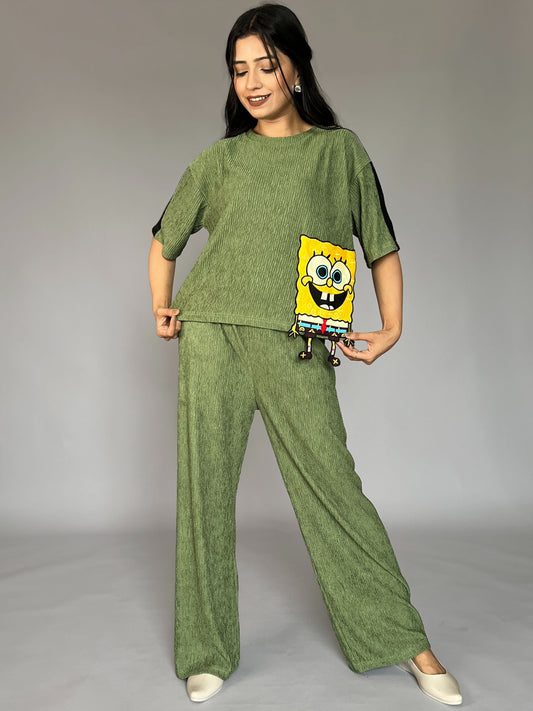 T-shirt Pants 2 Piece Coord Set