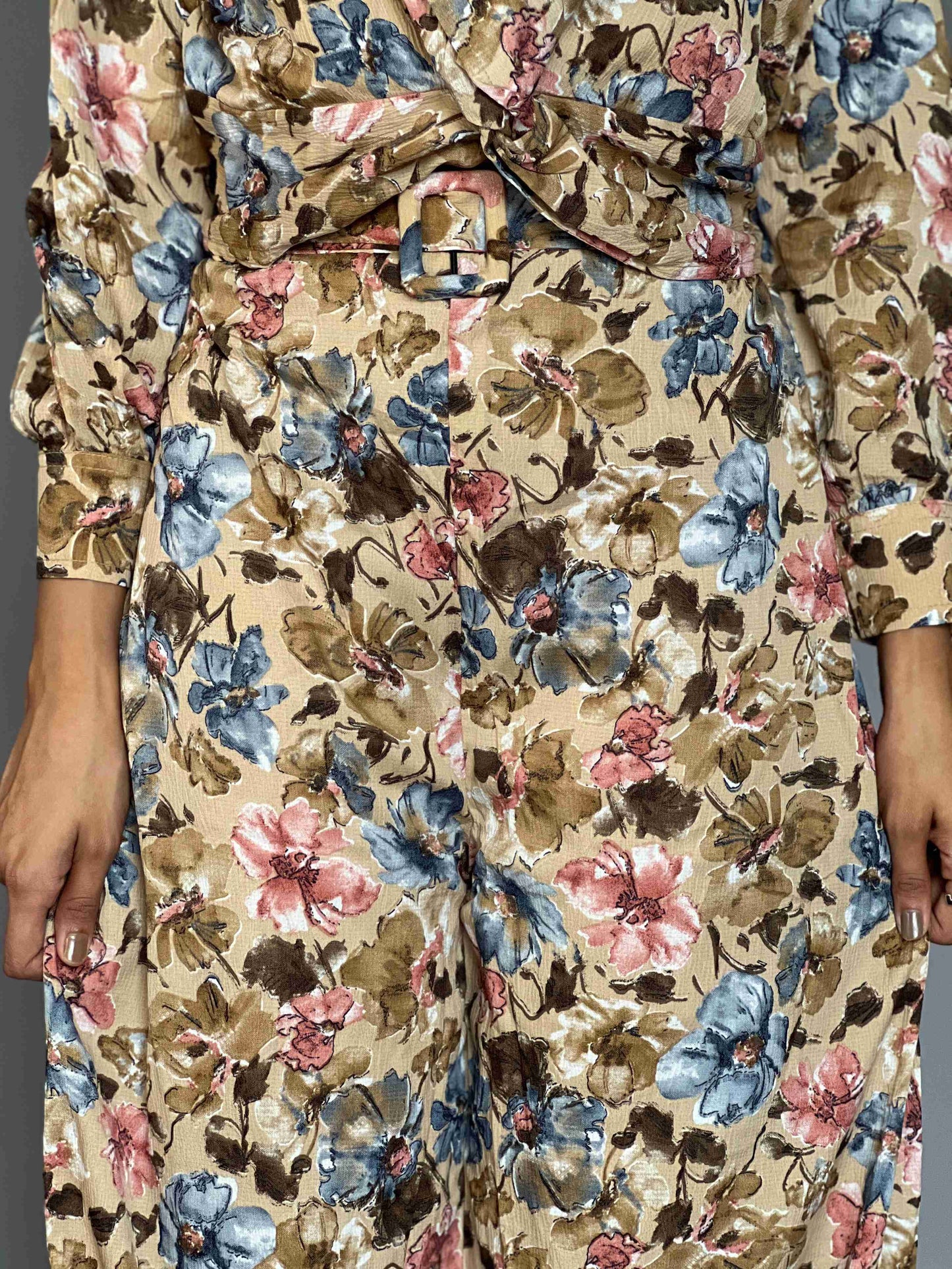 Floral Printed 2 Piece Coord Set