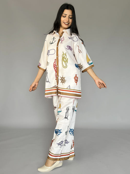 Printed 2 Piece Coord Set