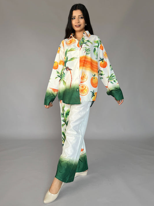 Printed 2 Piece Coord Set