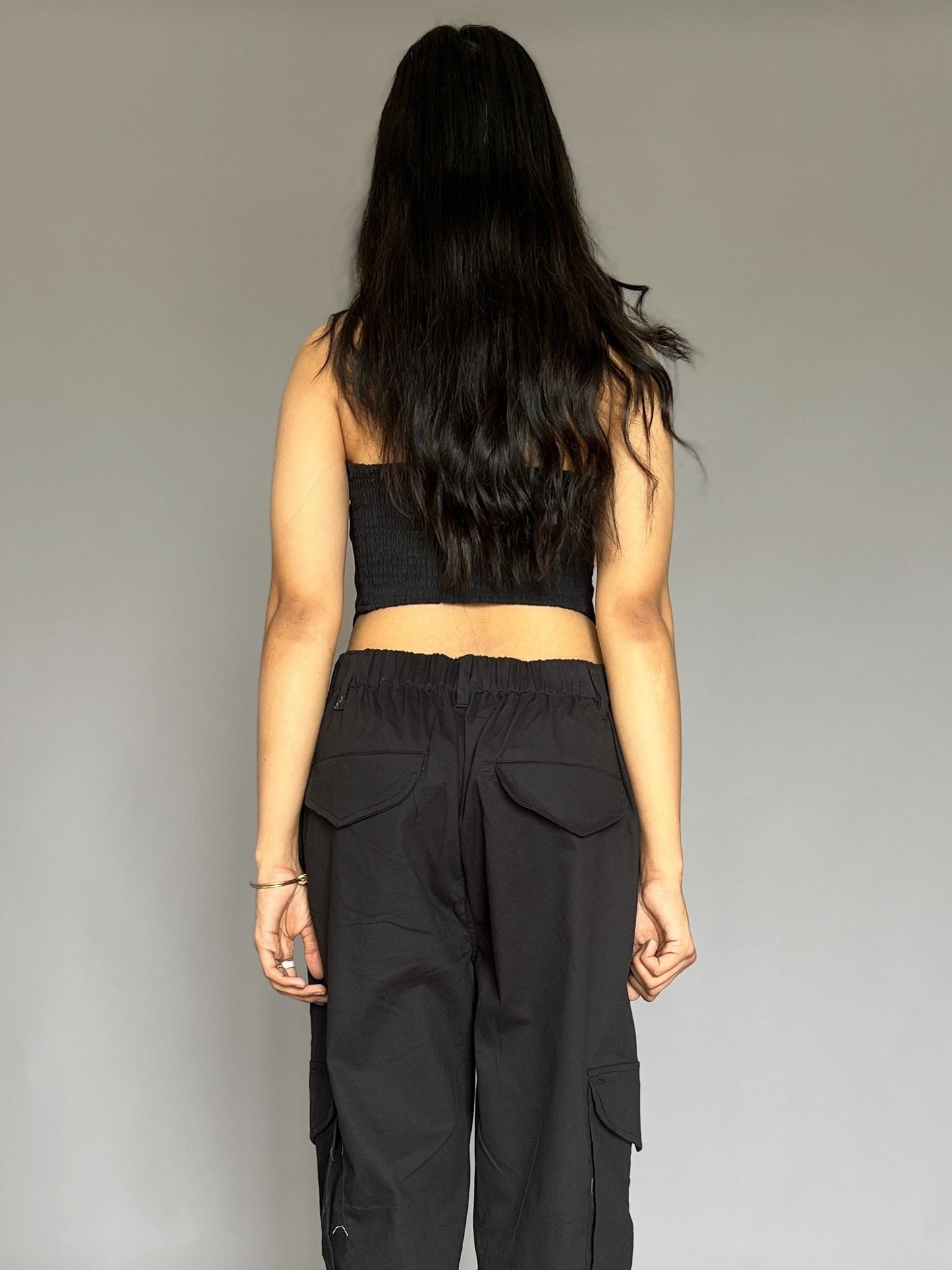 Cargo Pants-Top 2 Piece Pants Coord Set