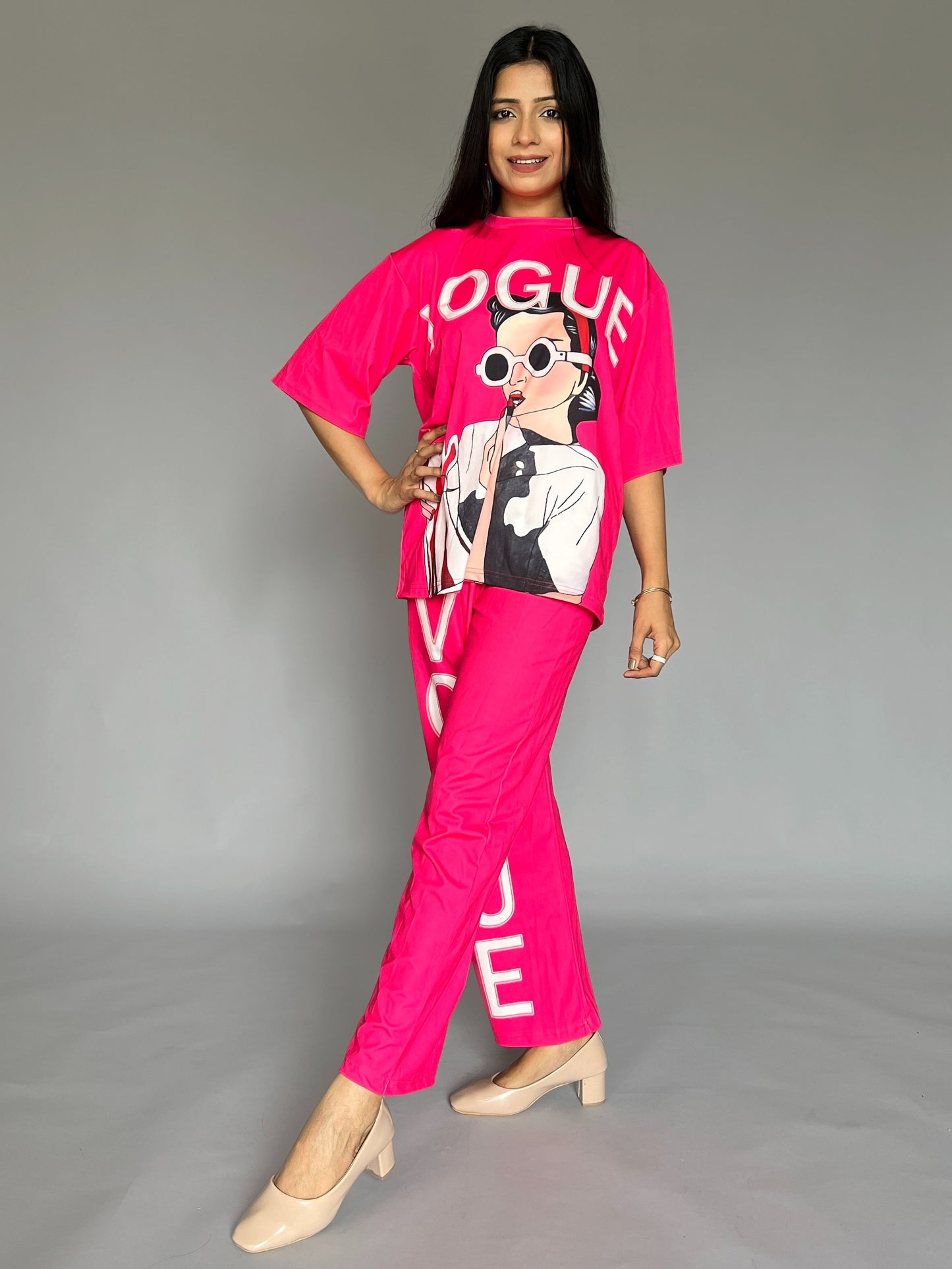 T-shirt Pants Casual, Relaxed Coord set