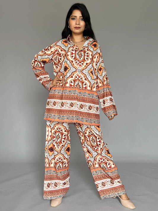Printed 2 piece Coord Set