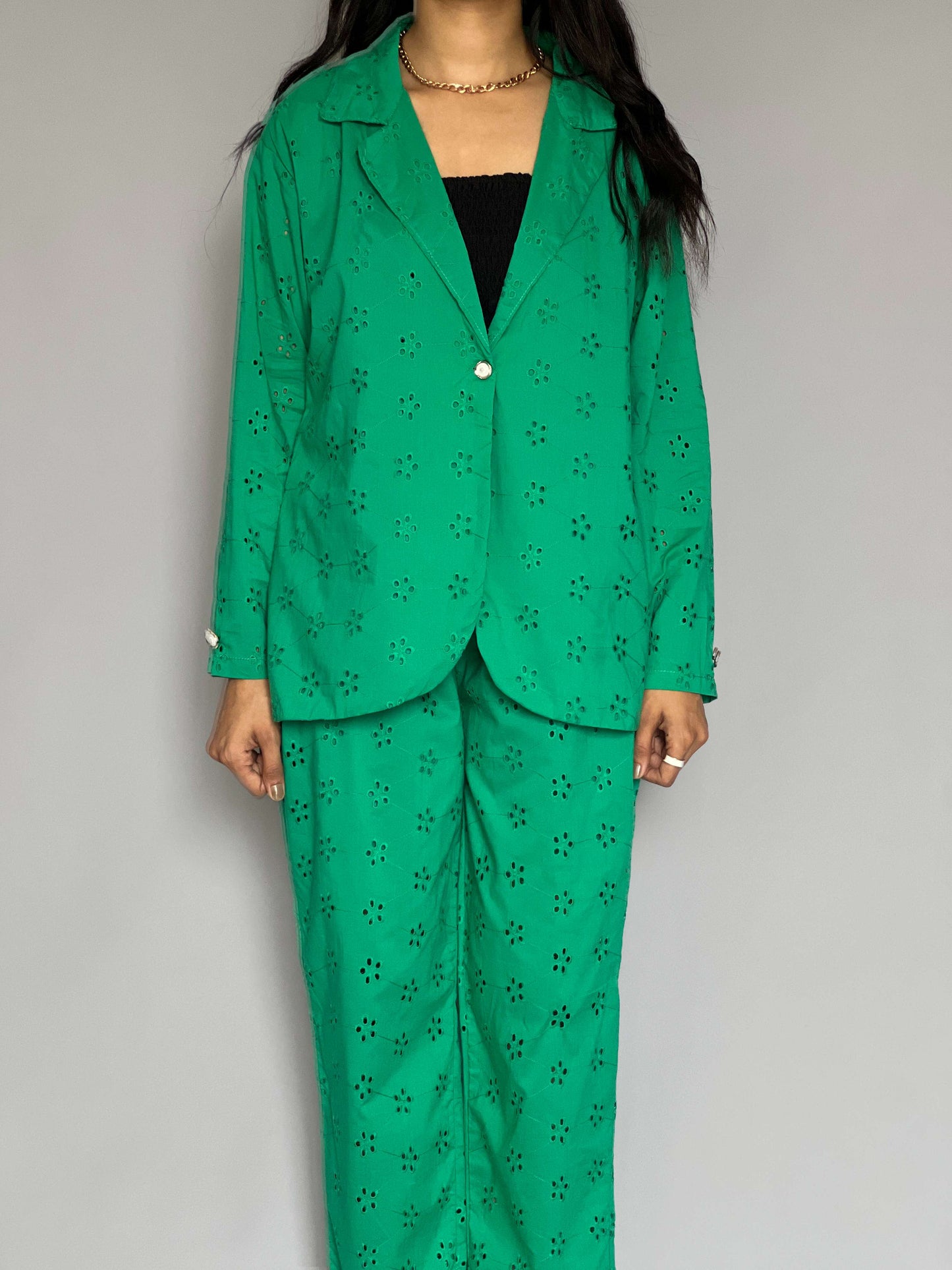 Hakoba  2 Piece Blazer Coord Set